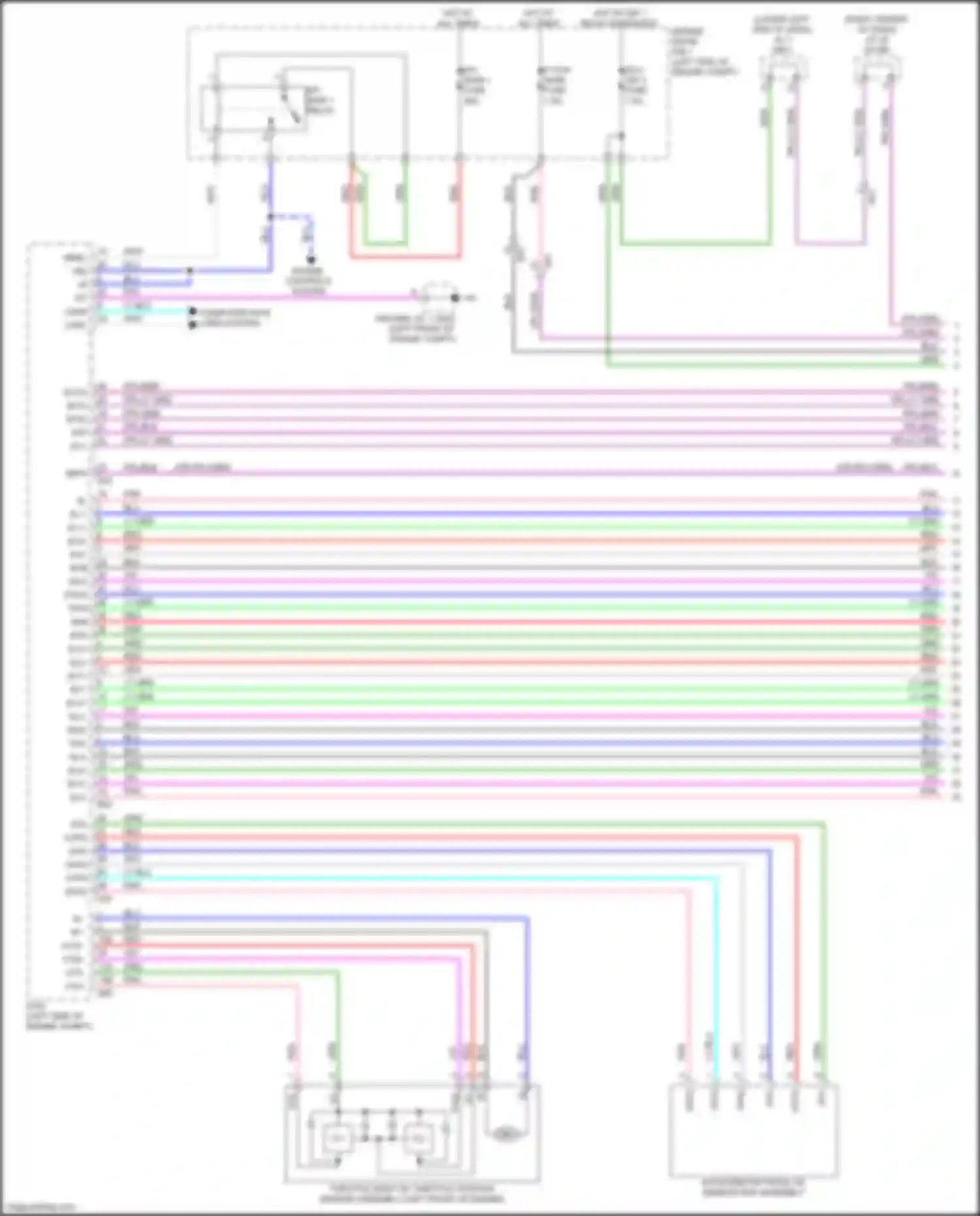 Wiring diagram hot w/ igp 1 relay energized for Lexus NX AZ20 (2021-2024) (3 of 31)