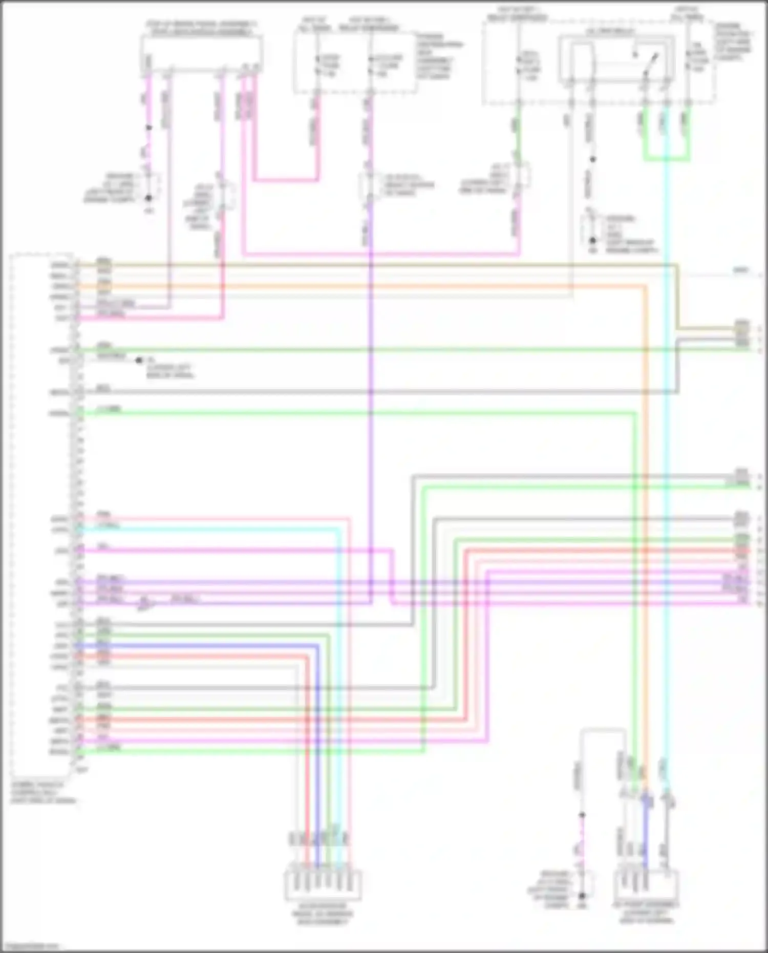 Wiring diagram hot w/ igp 1 relay energized for Lexus NX AZ20 (2021-2024) (31 of 31)