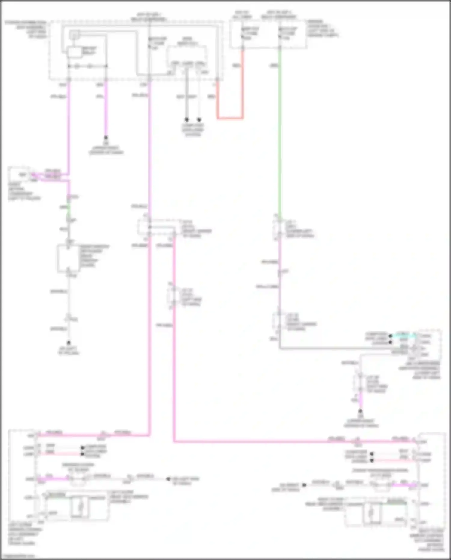 Wiring diagram hot w/ igp 3 relay energized for Lexus NX AZ20 (2021-2024) (1 of 1)