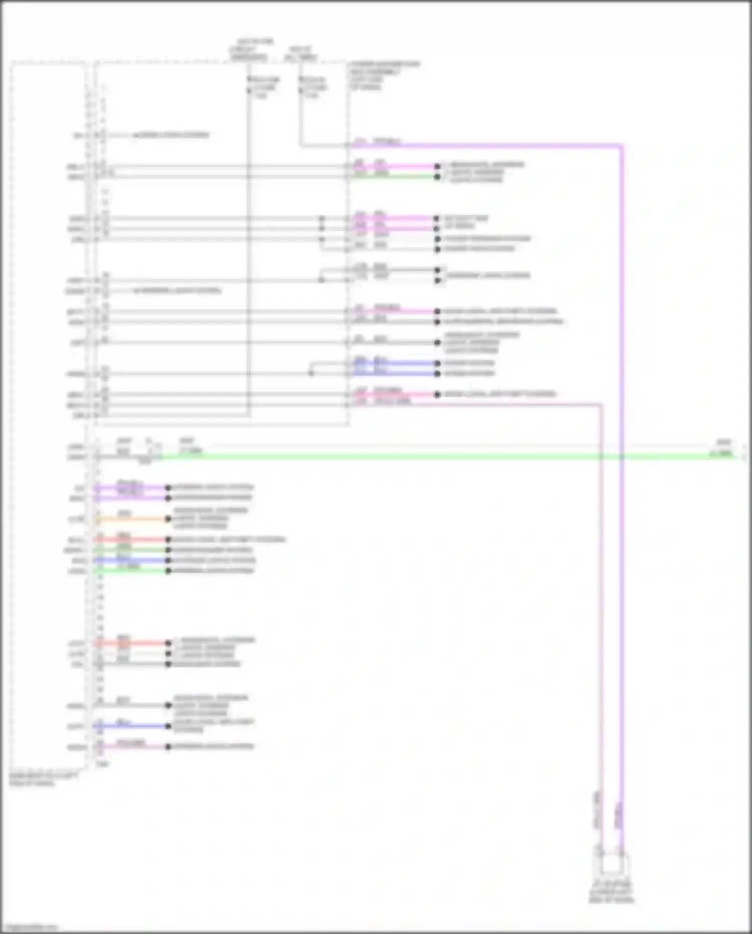 Wiring diagram hot w/ igr 2 relay energized for Lexus NX AZ20 (2021-2024) (12 of 32)