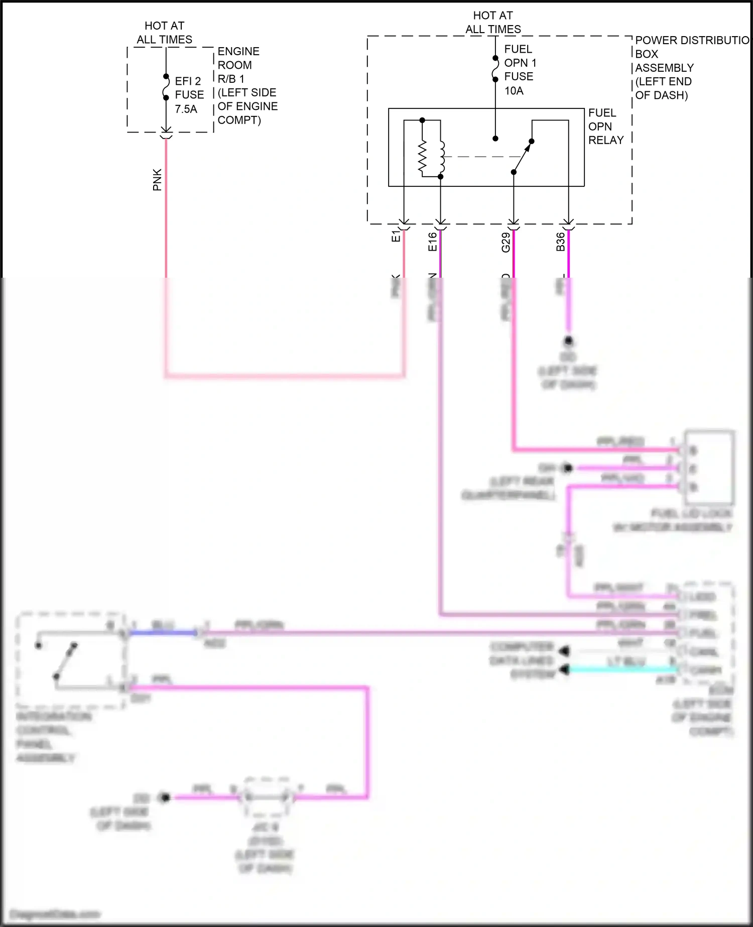Wiring diagram integration control, panel assembly for Lexus NX AZ20 (2021-2024) (2 of 12)