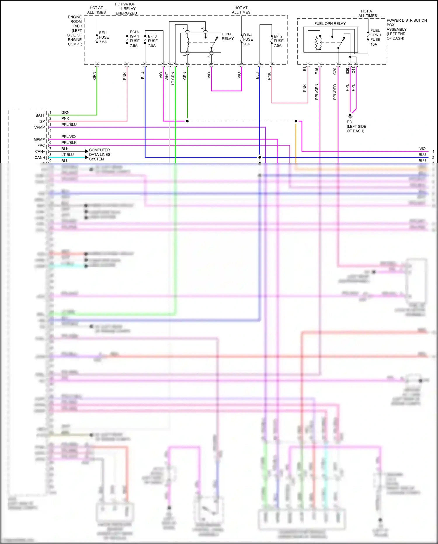 Wiring diagram integration control, panel assembly for Lexus NX AZ20 (2021-2024) (12 of 12)