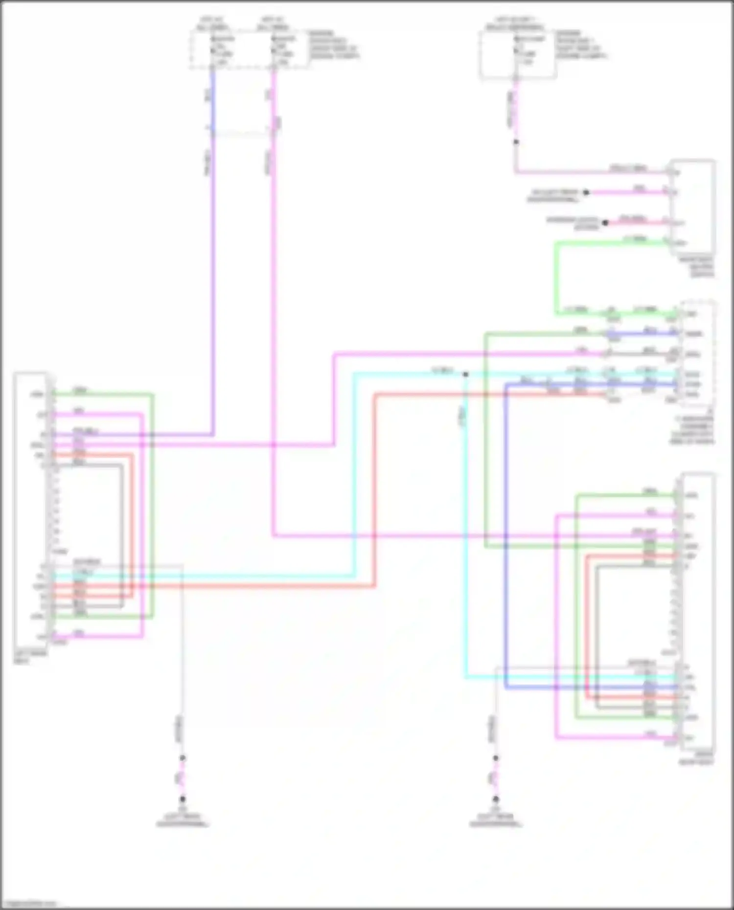 Wiring diagram lt blu for Lexus NX AZ20 (2021-2024) (90 of 152)