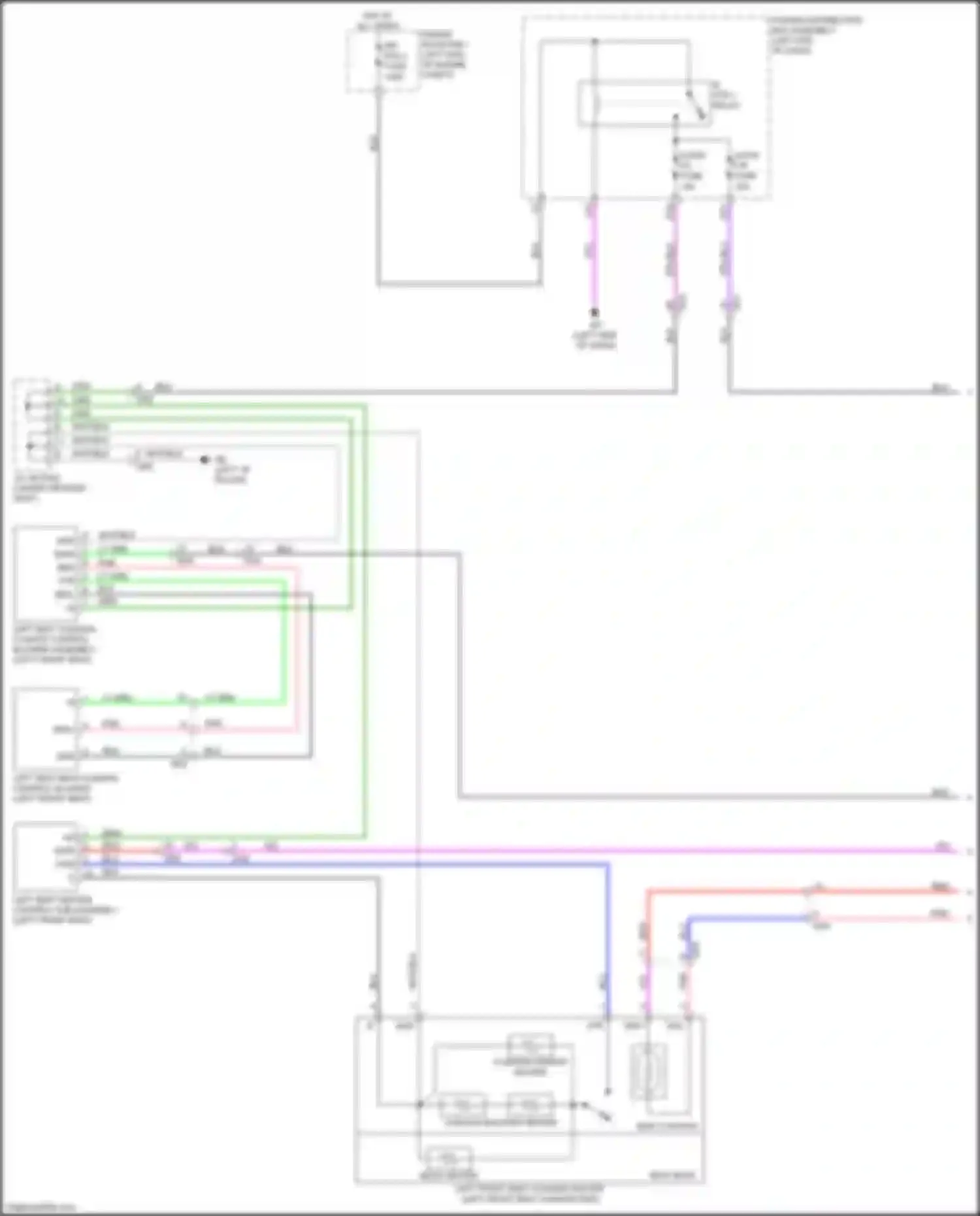 Wiring diagram pnk bfb+ for Lexus NX AZ20 (2021-2024) (1 of 2)
