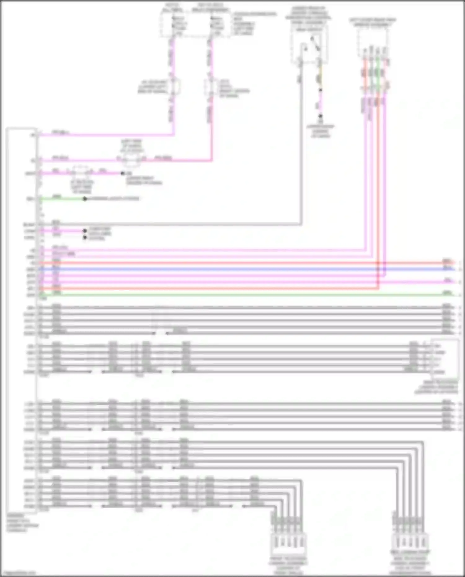 Wiring diagram rear television camera assembly for Lexus NX AZ20 (2021-2024) (4 of 5)