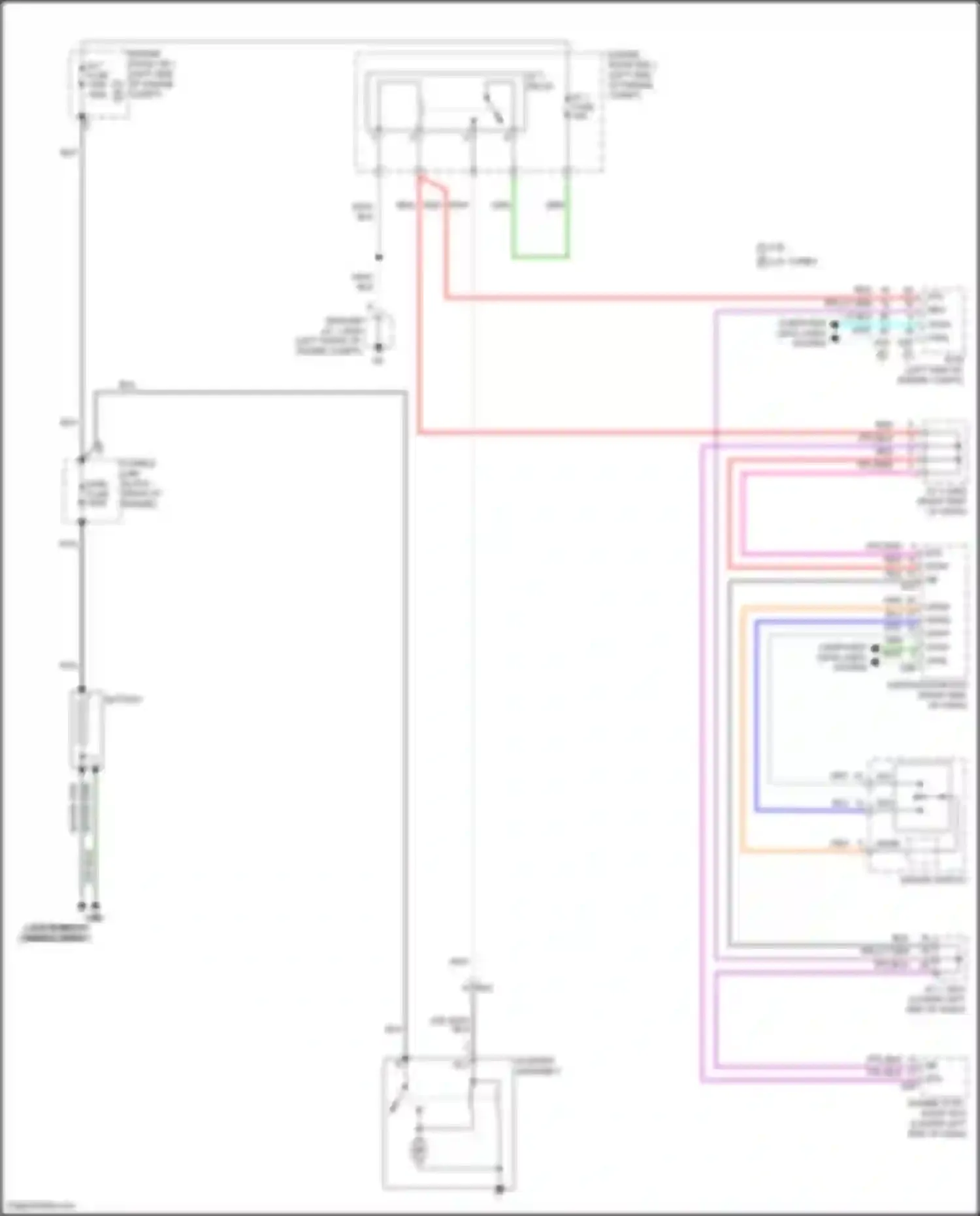 Wiring diagram red for Lexus NX AZ20 (2021-2024) (88 of 214)