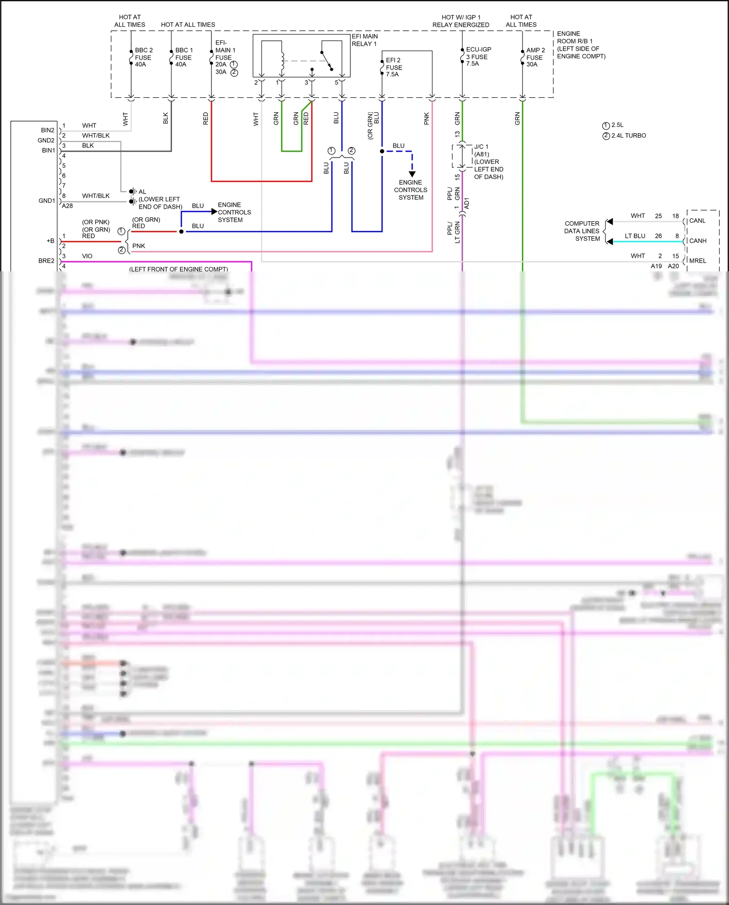 Wiring diagram steering column) for Lexus NX AZ20 (2021-2024) (20 of 39)