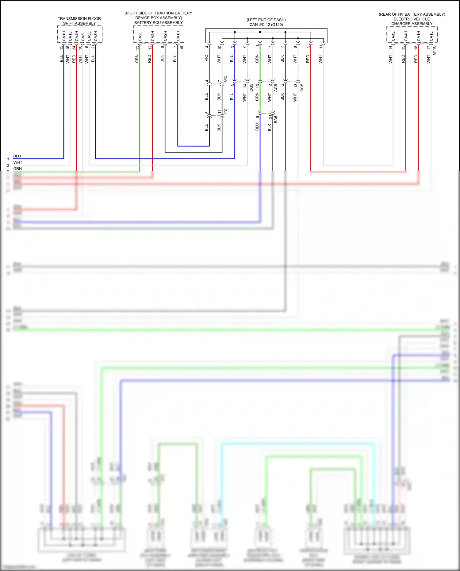 Wiring diagram steering column) for Lexus NX AZ20 (2021-2024) (31 of 39)