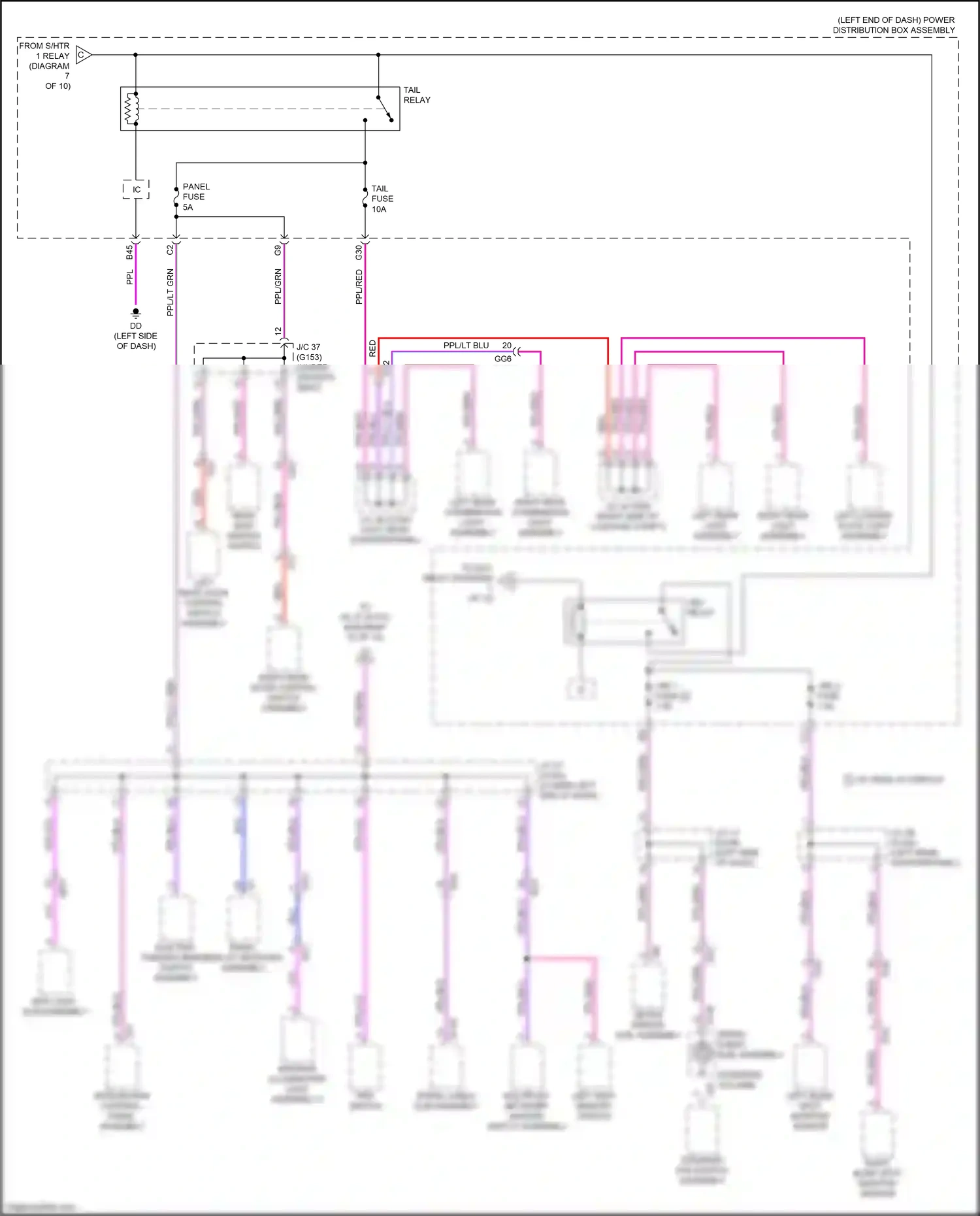 Wiring diagram steering pad switch assembly for Lexus NX AZ20 (2021-2024) (6 of 7)