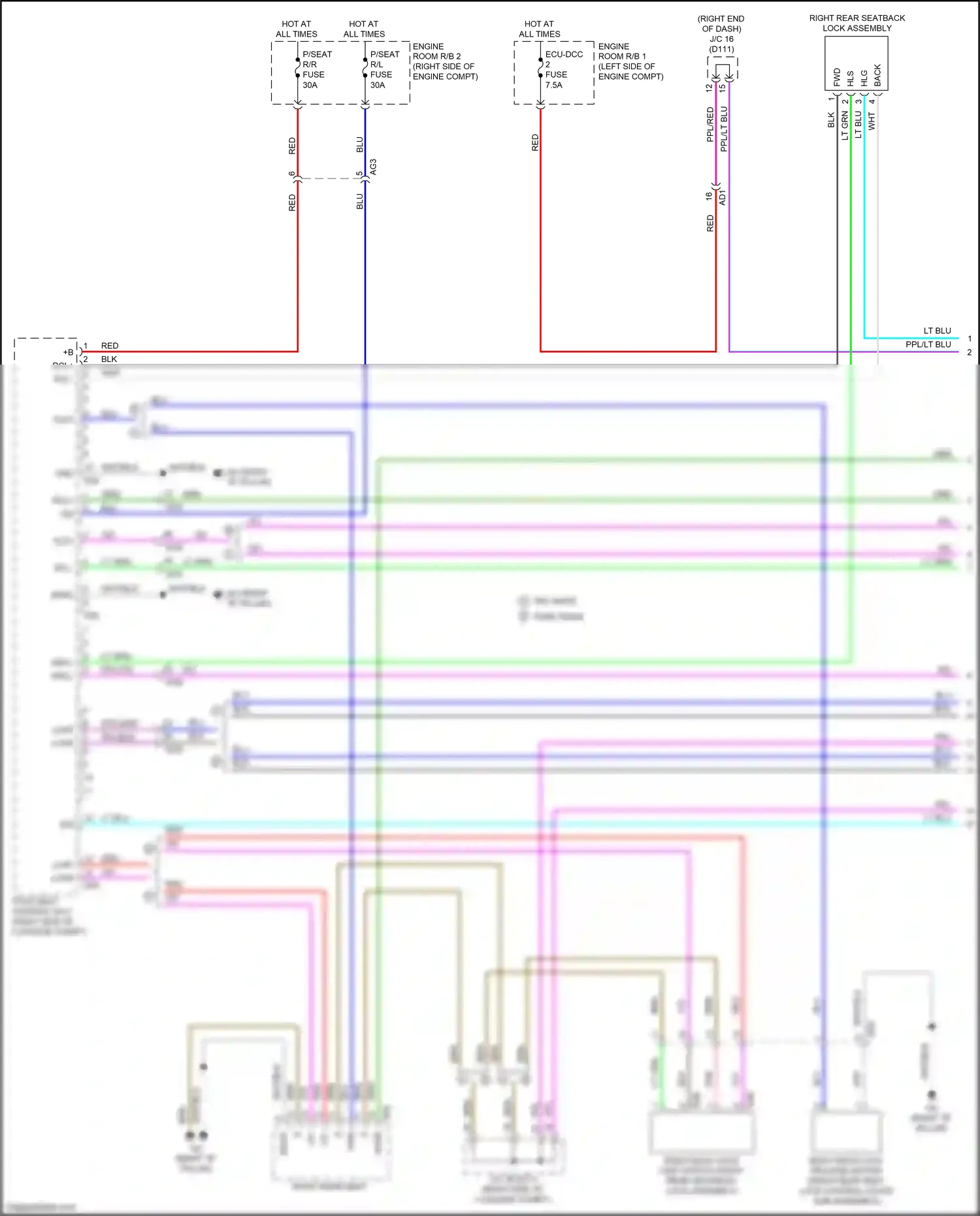 Wiring diagram tmc made for Lexus NX AZ20 (2021-2024) (2 of 3)
