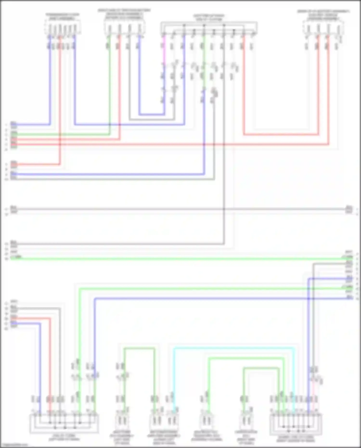 Wiring diagram transmission floor shift assembly for Lexus NX AZ20 (2021-2024) (12 of 20)