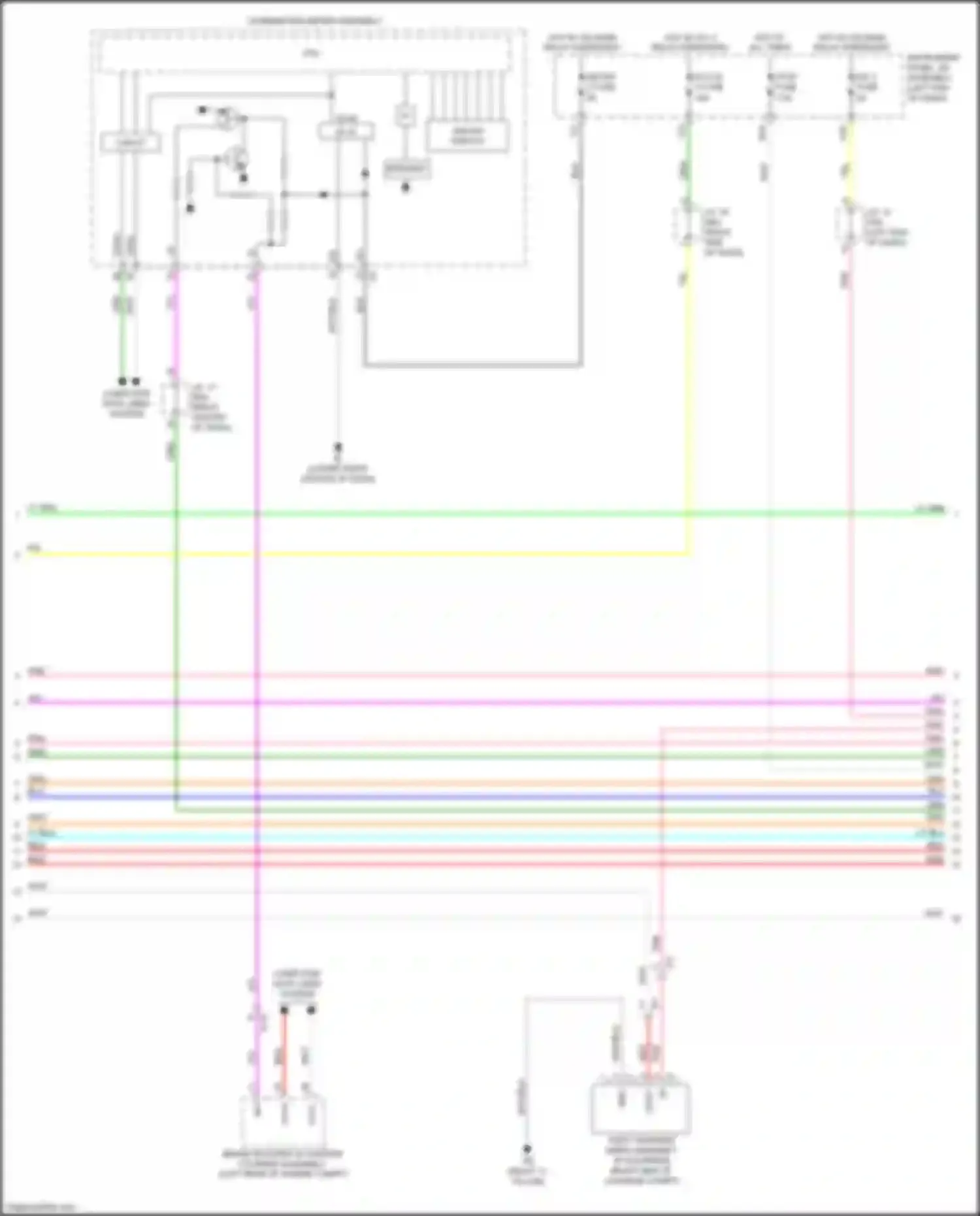 NX Lexus Z10 facelift (2017-2021): Forced entry circuit (4 of 7)