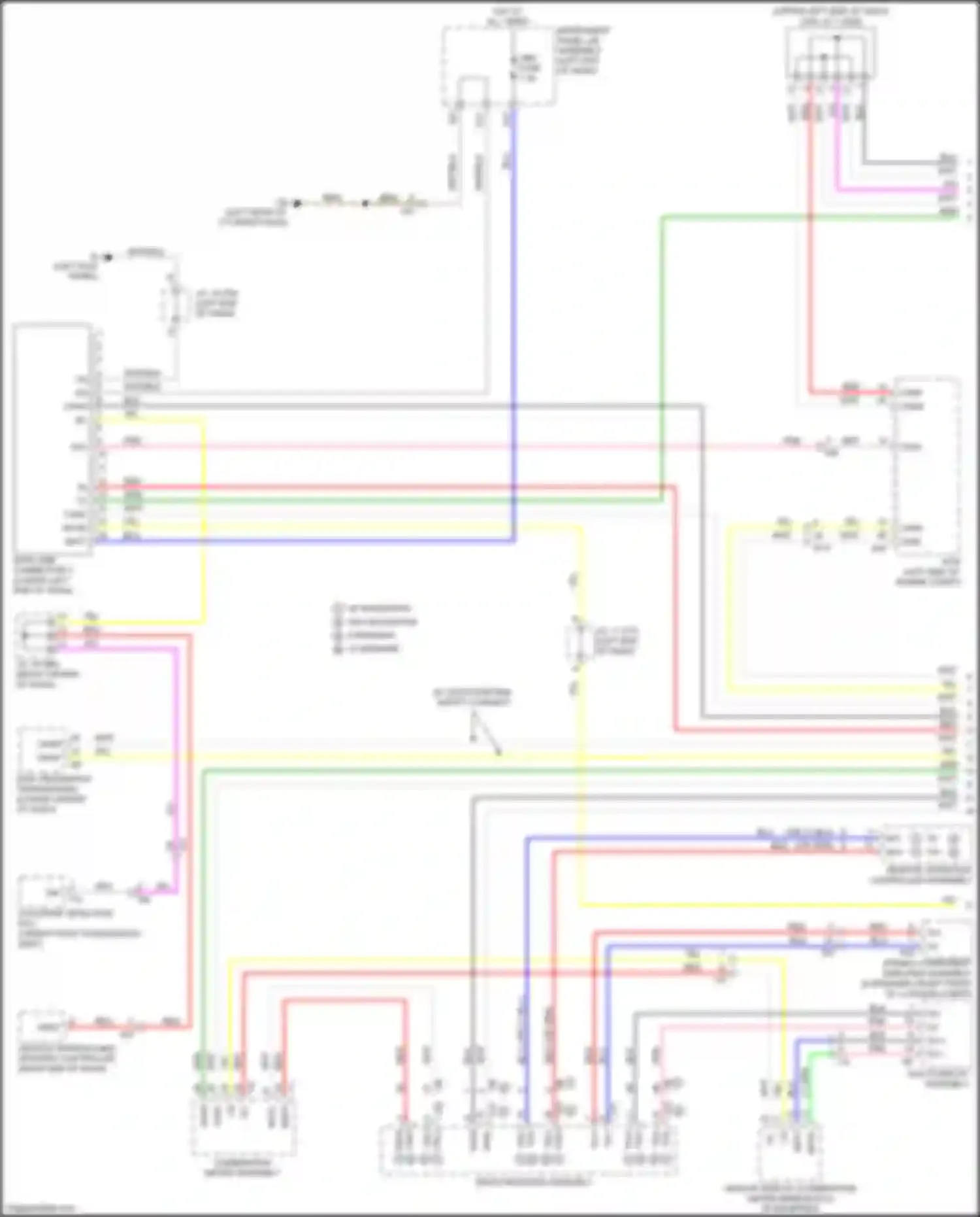 NX Lexus Z10 facelift (2017-2021): Computer data lines circuit, early production (1 of 3)