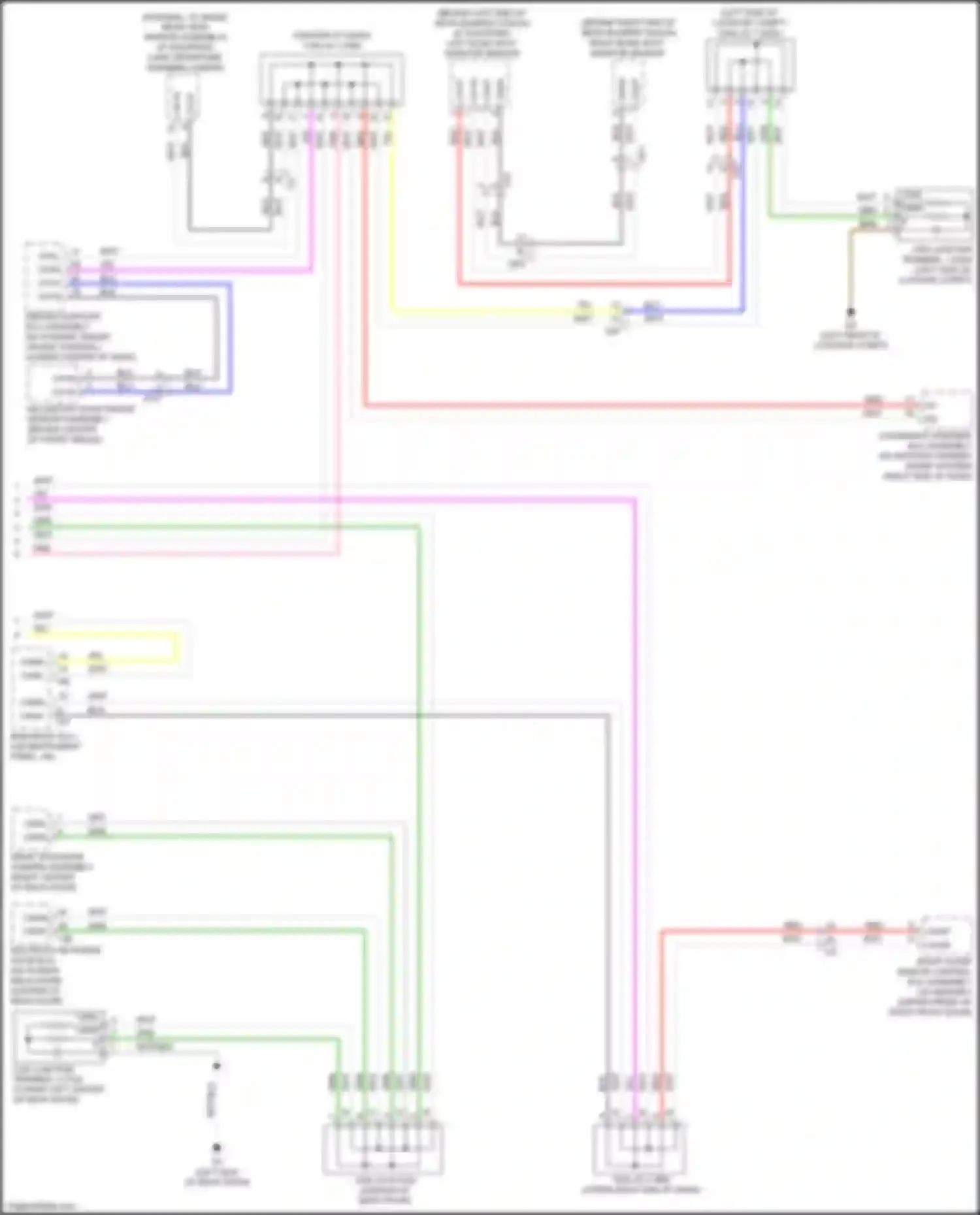 NX Lexus Z10 facelift (2017-2021): Computer data lines circuit, early production (3 of 3)