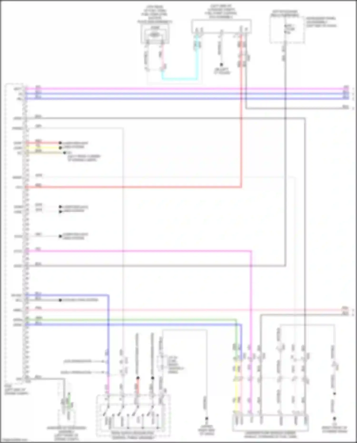 NX Lexus Z10 facelift (2017-2021): Wiring diagram engine performance 2.5l hybrid, engine controls circuit (1 of 6)