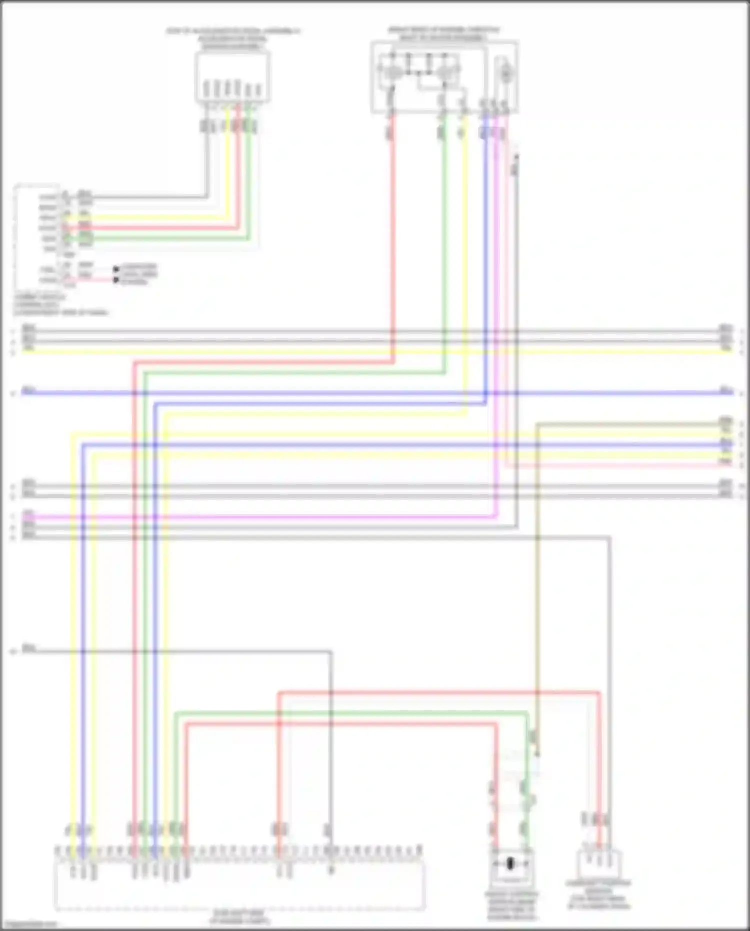 NX Lexus Z10 facelift (2017-2021): Wiring diagram engine performance 2.5l hybrid, engine controls circuit (4 of 6)