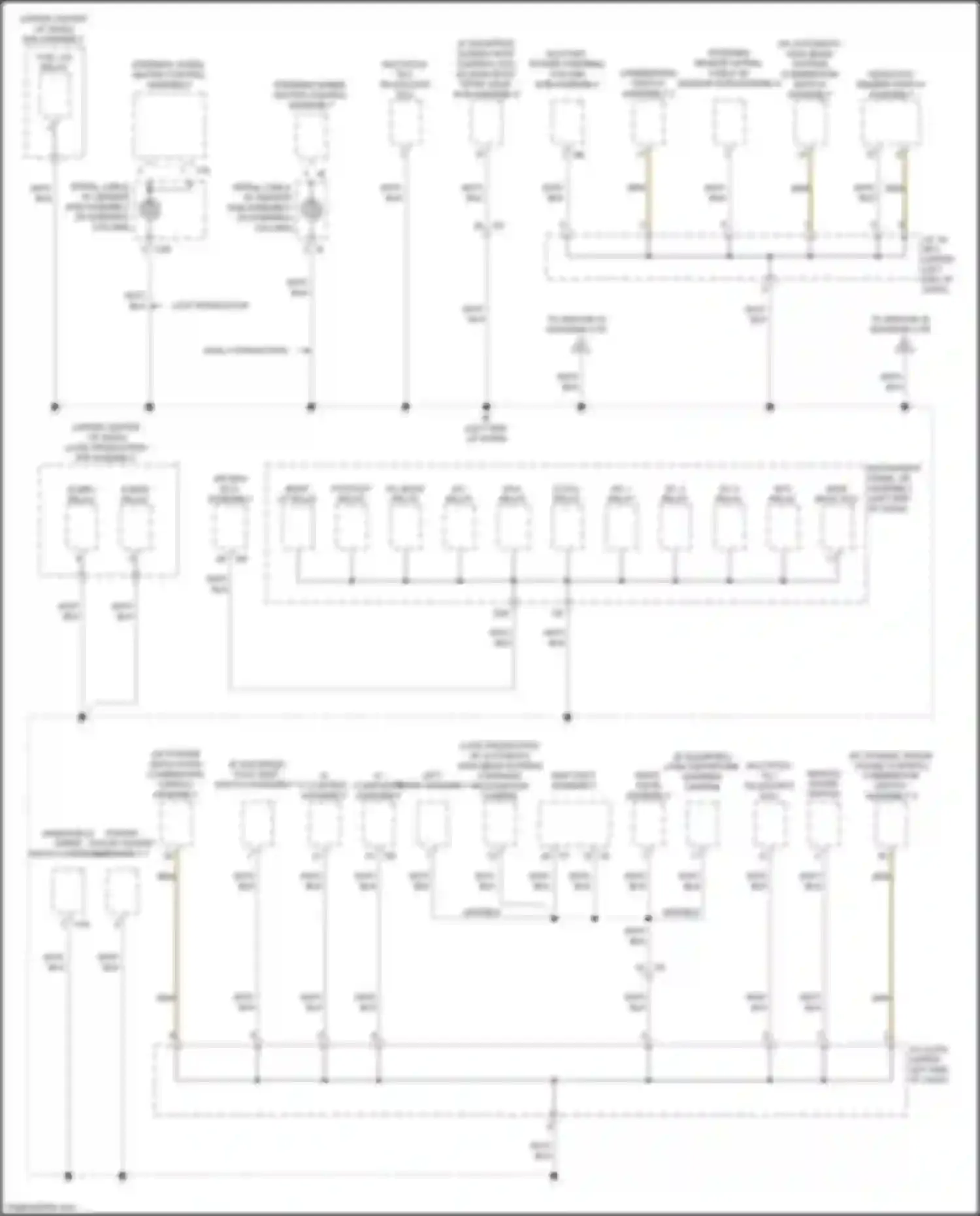NX Lexus Z10 facelift (2017-2021): Ground distribution circuit (2 of 7)