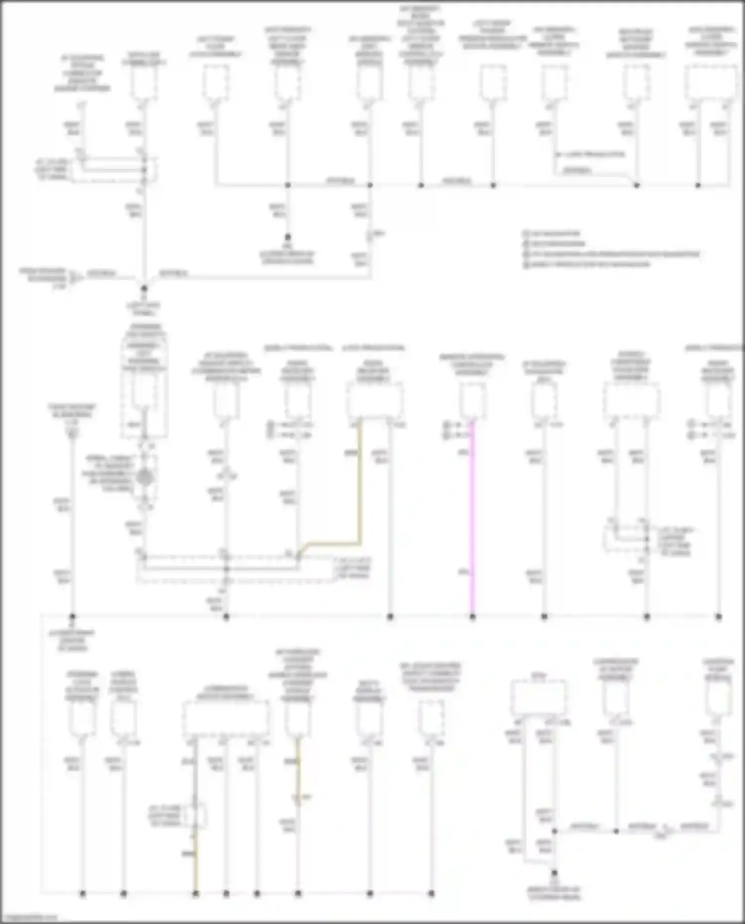 NX Lexus Z10 facelift (2017-2021): Ground distribution circuit (3 of 7)