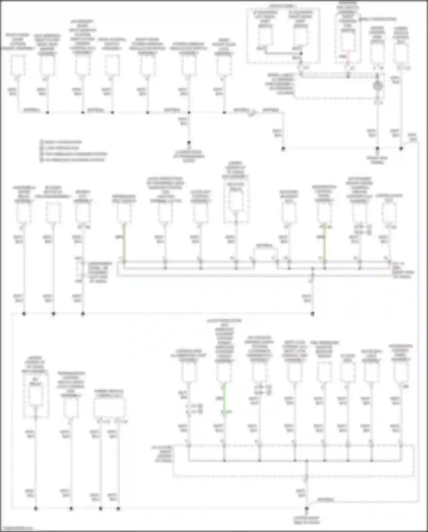 NX Lexus Z10 facelift (2017-2021): Ground distribution circuit (4 of 7)