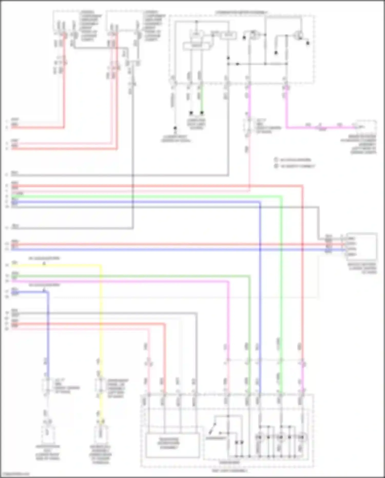 NX Lexus Z10 facelift (2017-2021): Telematics circuit, early production (2 of 2)