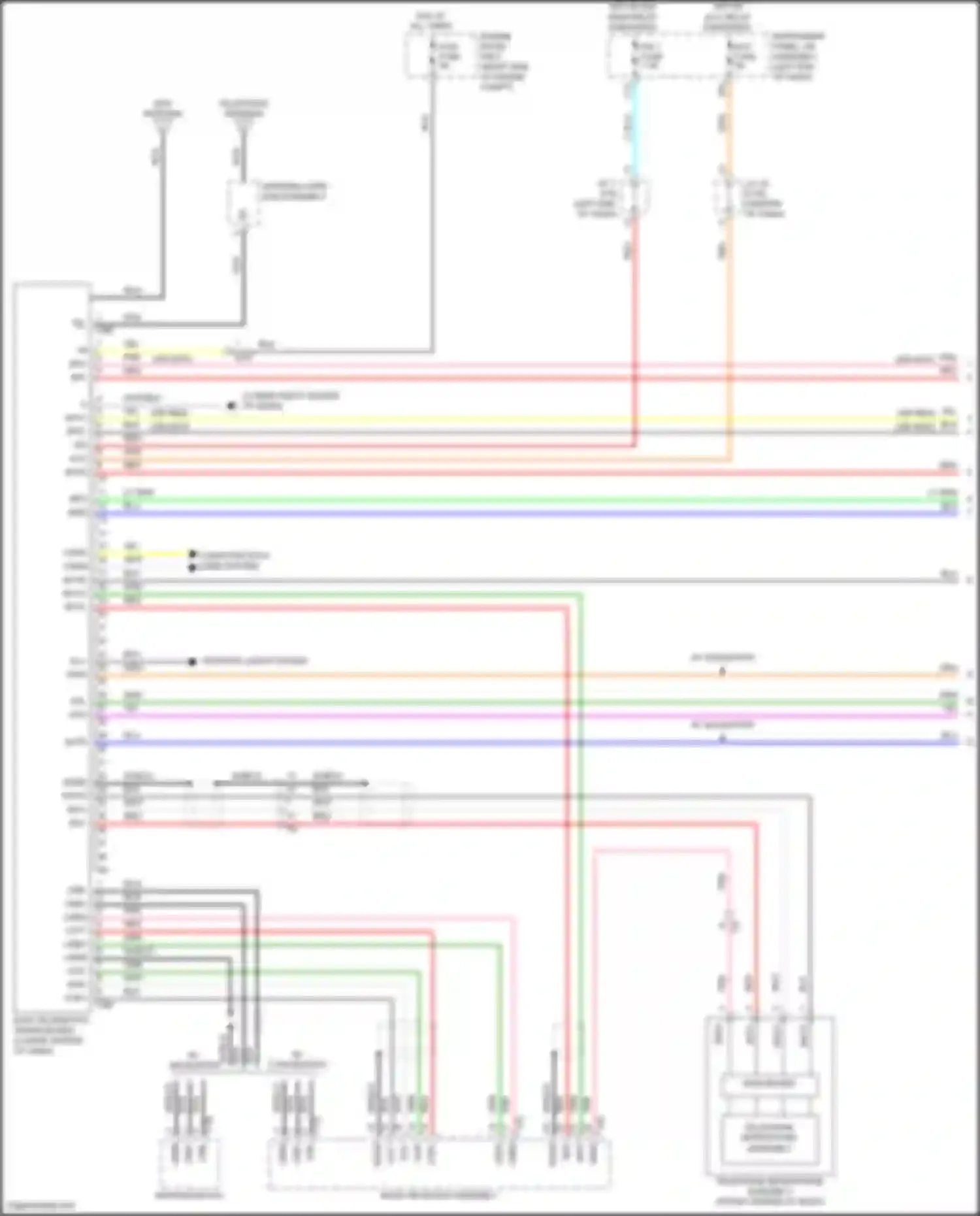 NX Lexus Z10 facelift (2017-2021): Telematics circuit, late production (1 of 2)