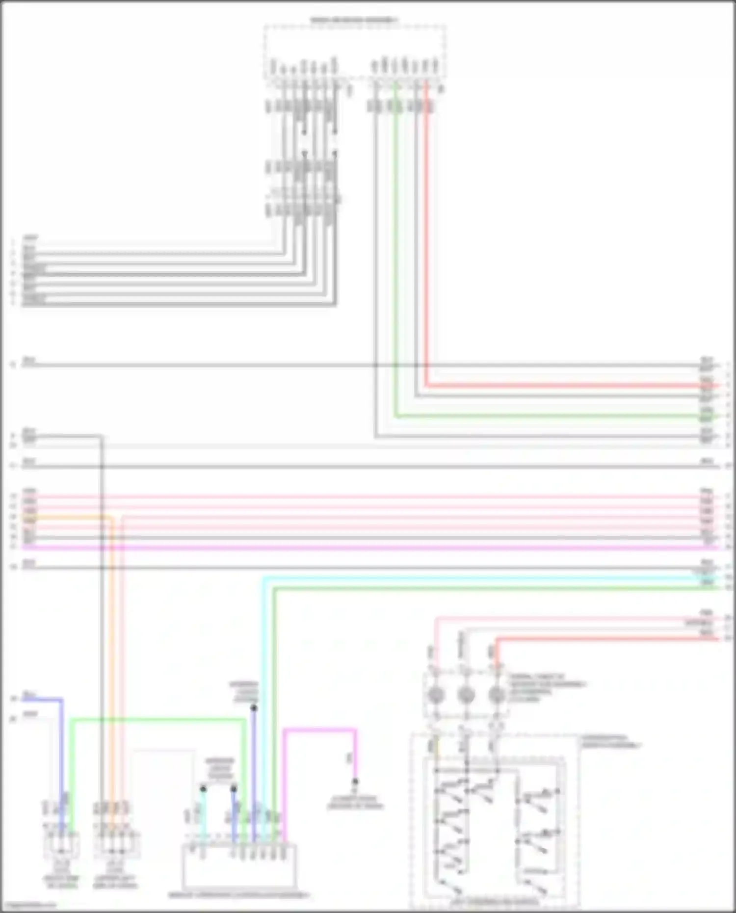 NX Lexus Z10 facelift (2017-2021): Radio circuit, early production w/ navigation (3 of 6)