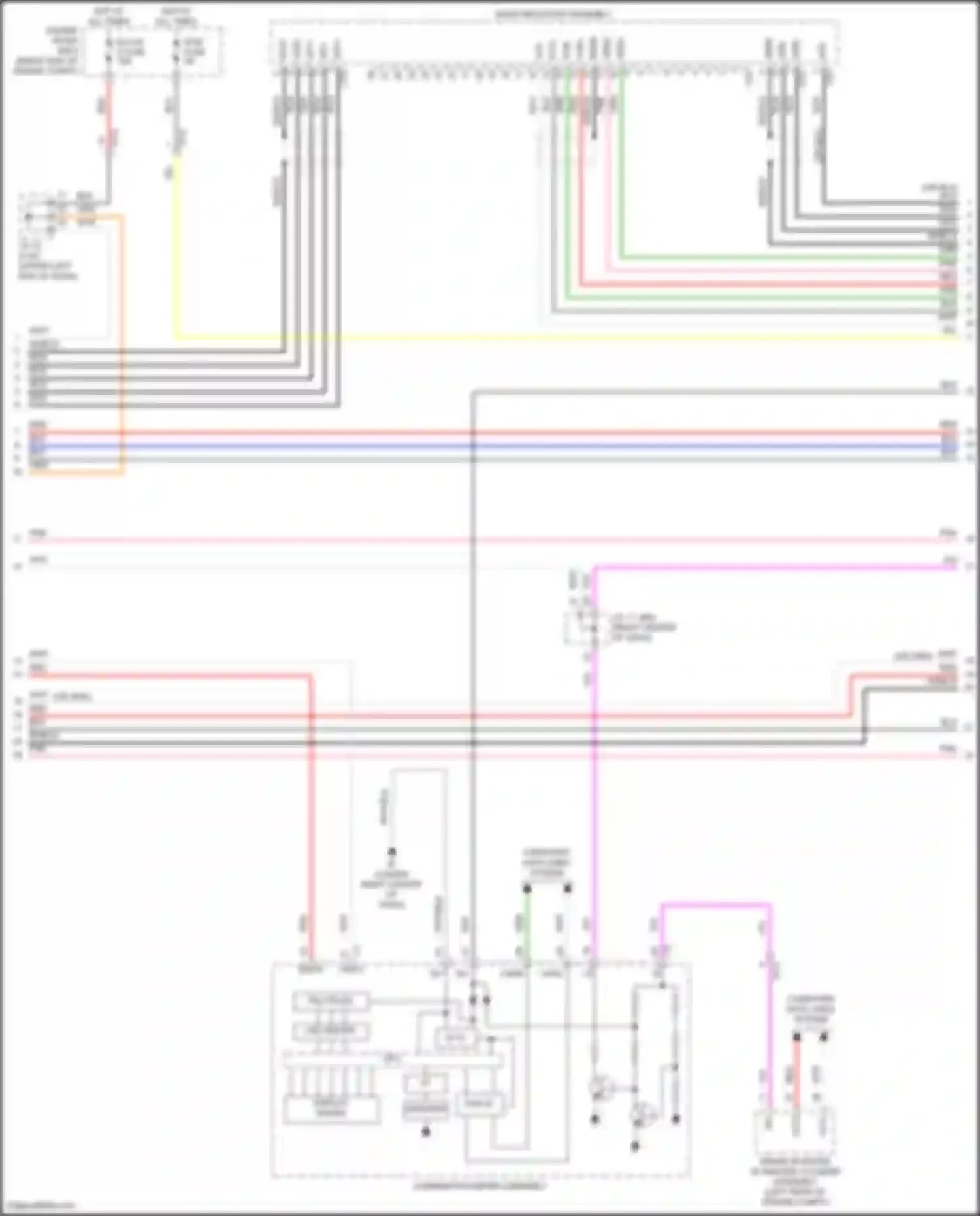 NX Lexus Z10 facelift (2017-2021): Radio circuit, late production w/o navigation (3 of 5)