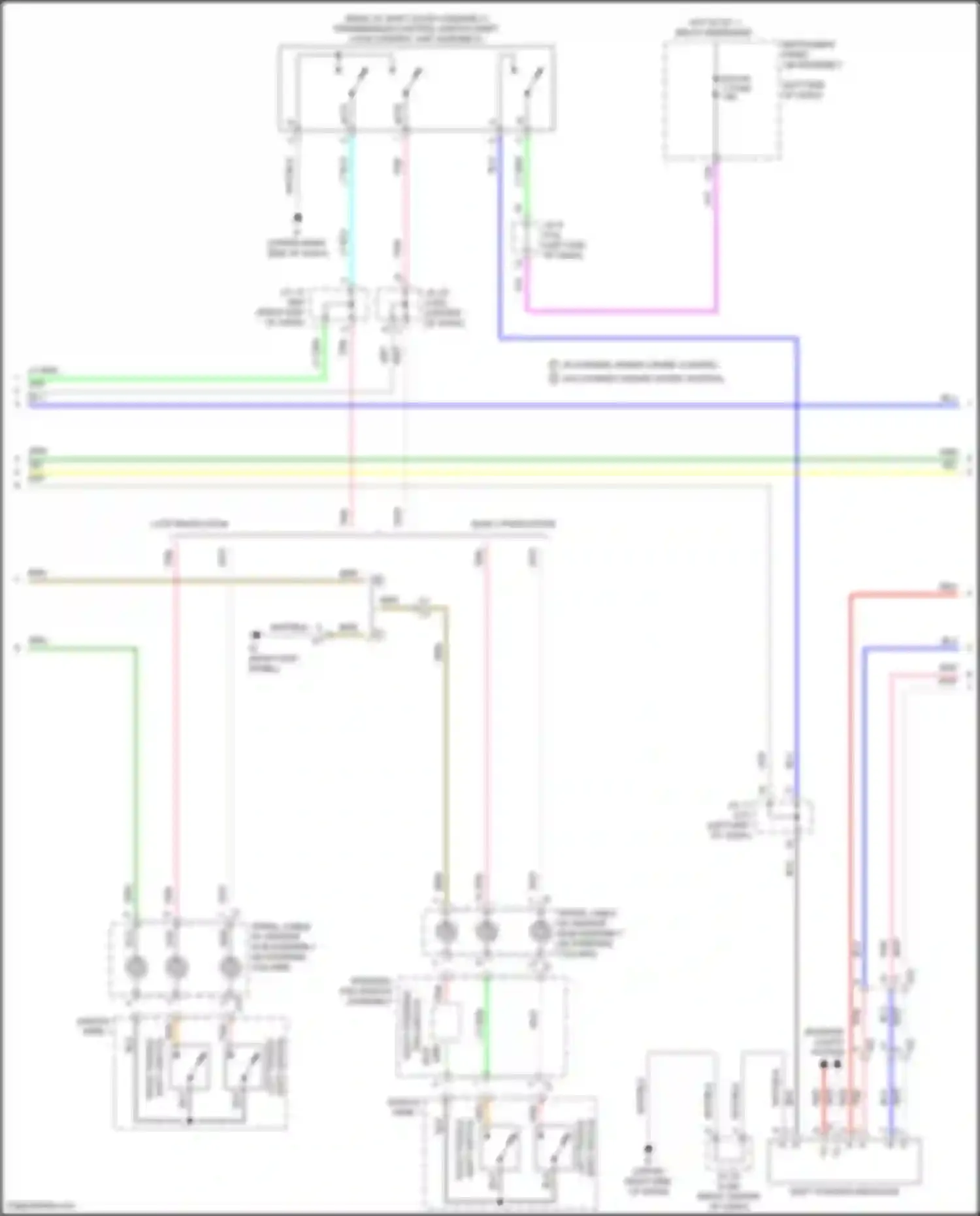 Car Wiring Diagrams for NX Lexus Z10 facelift (2017-2021): A/t circuit (2 of 4)