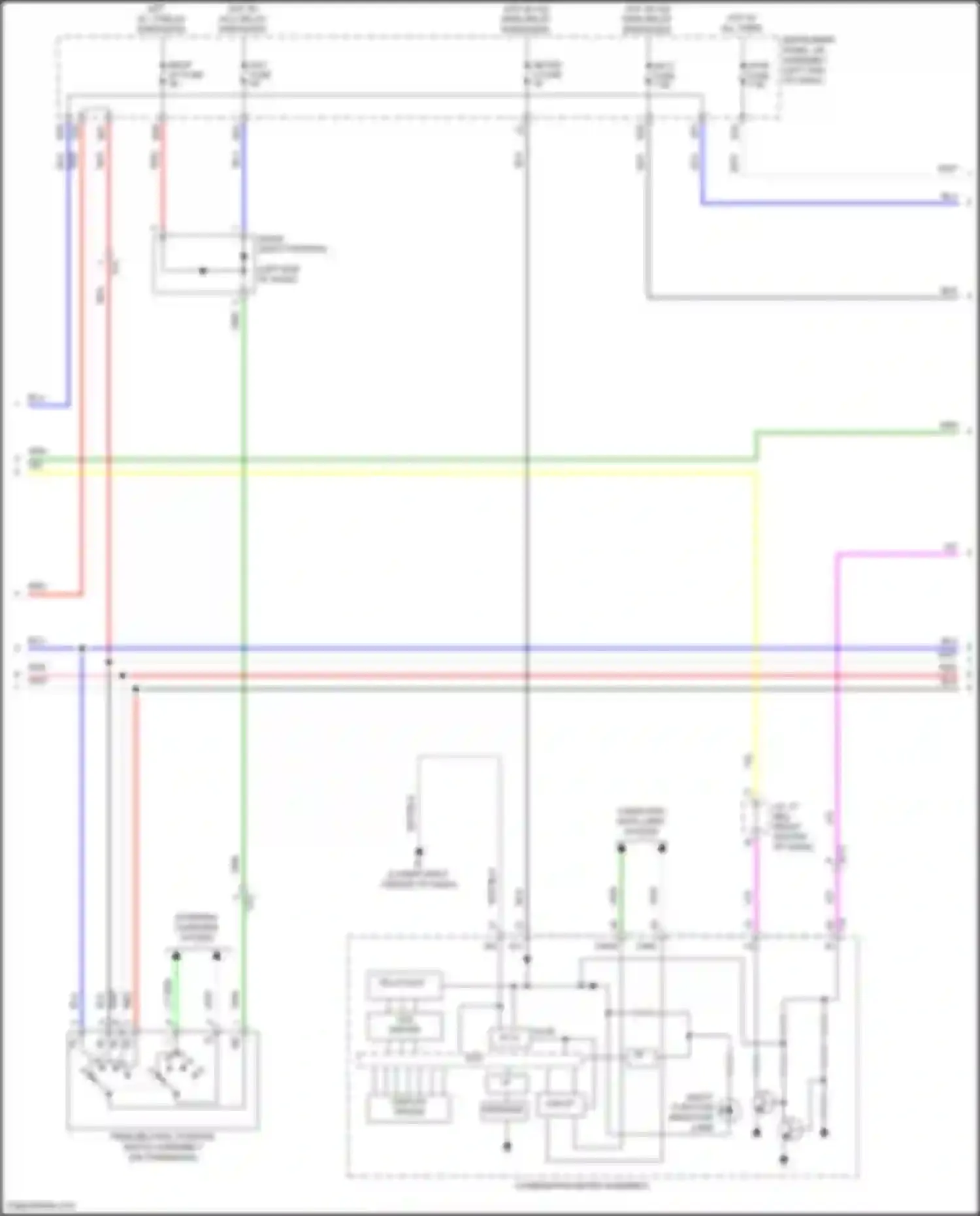 Car Wiring Diagrams for NX Lexus Z10 facelift (2017-2021): A/t circuit (3 of 4)