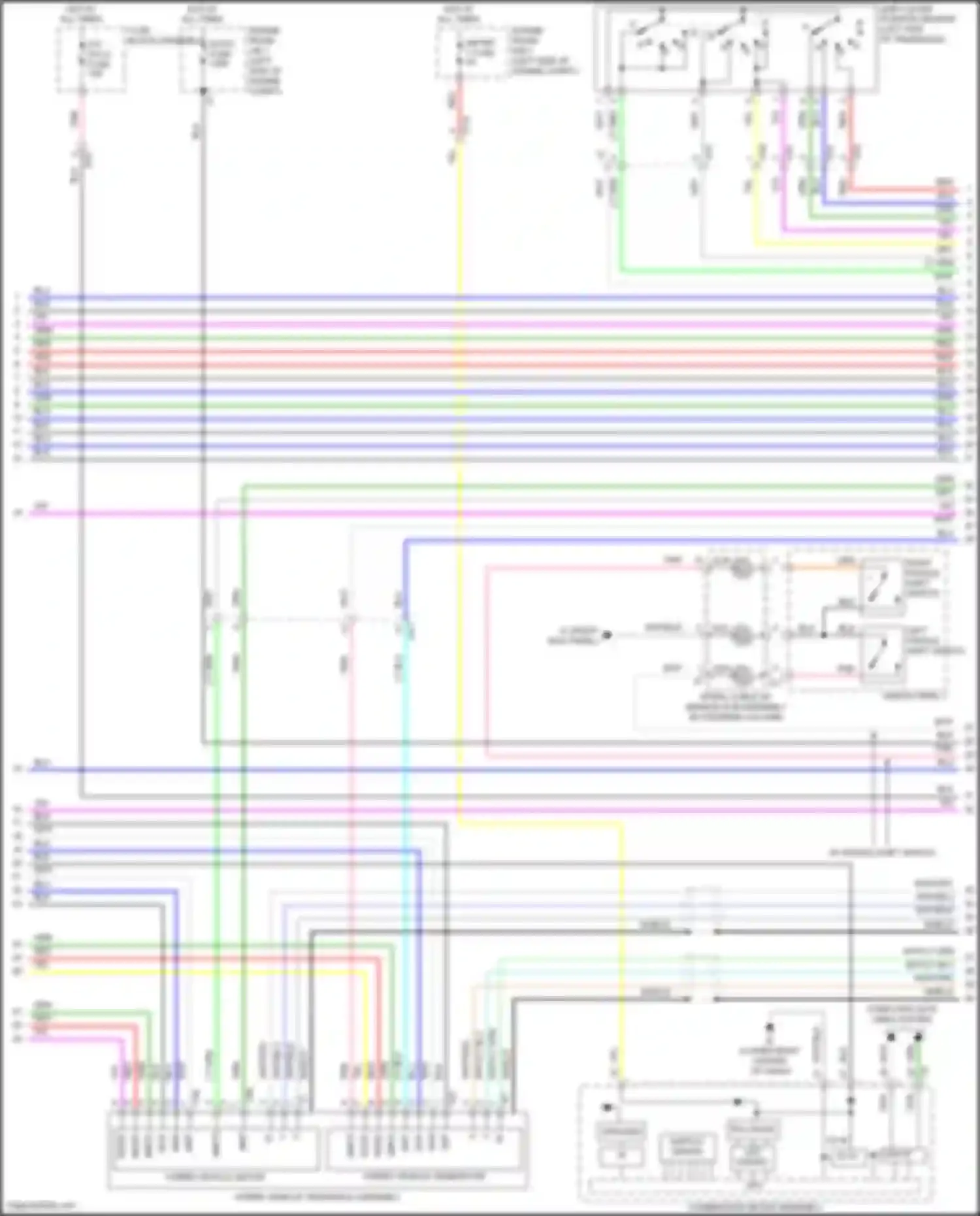 NX Lexus Z10 facelift (2017-2021): Transmission circuit (2 of 3)