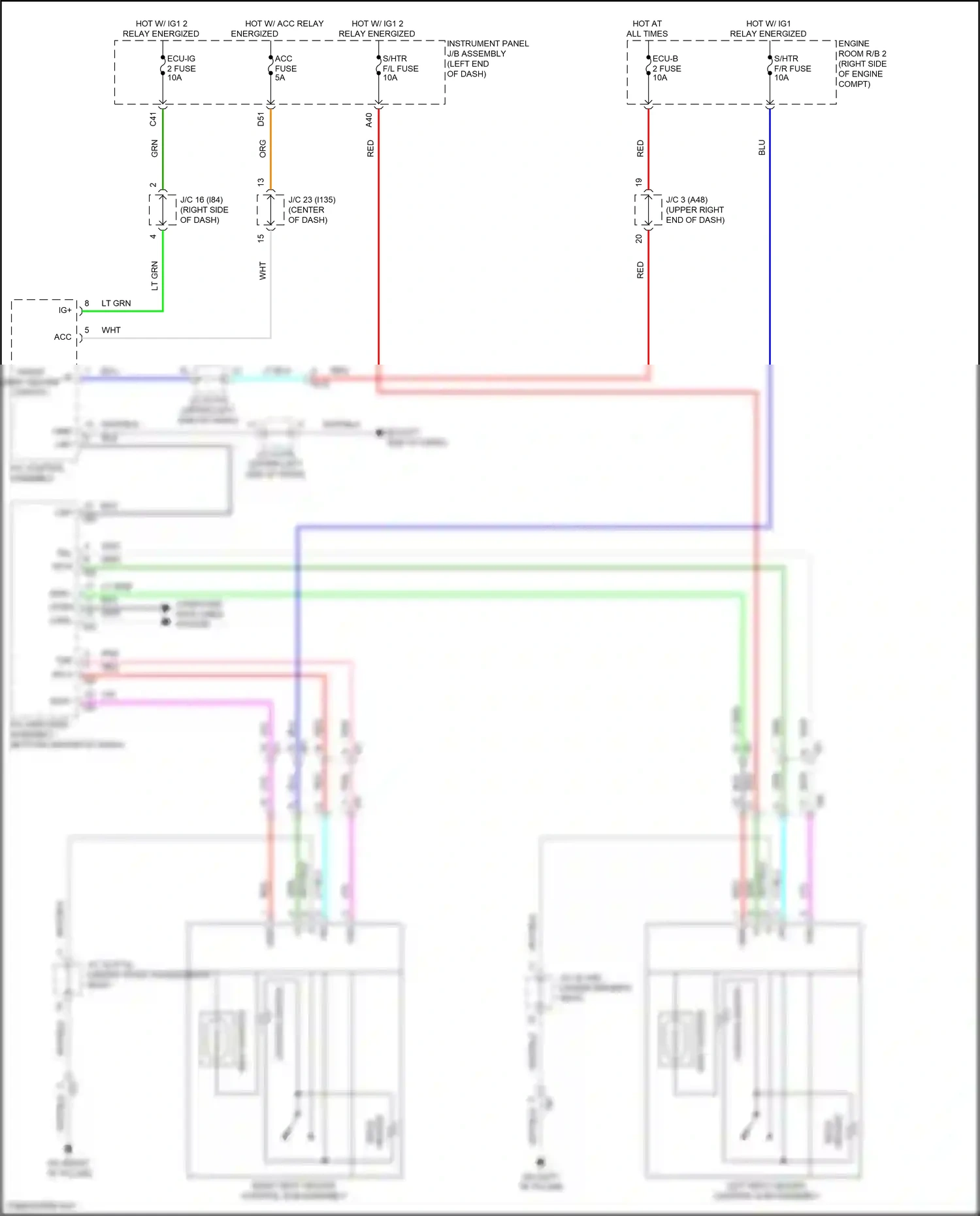 Lexus NX Z10 facelift (2017-2021) a/c amplifier assembly wiring diagram  (7 of 13)