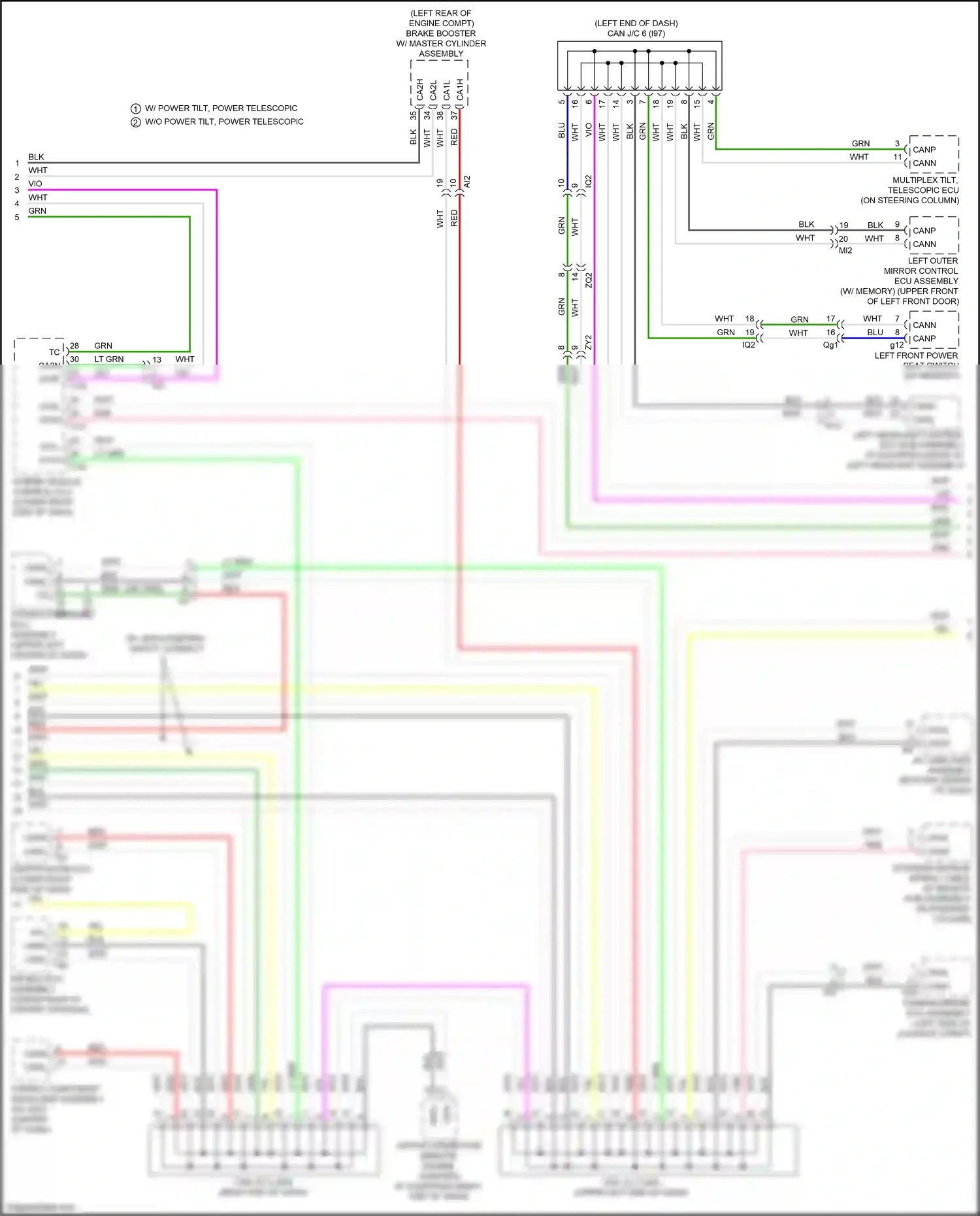 Lexus NX Z10 facelift (2017-2021) a/c amplifier assembly wiring diagram  (4 of 13)