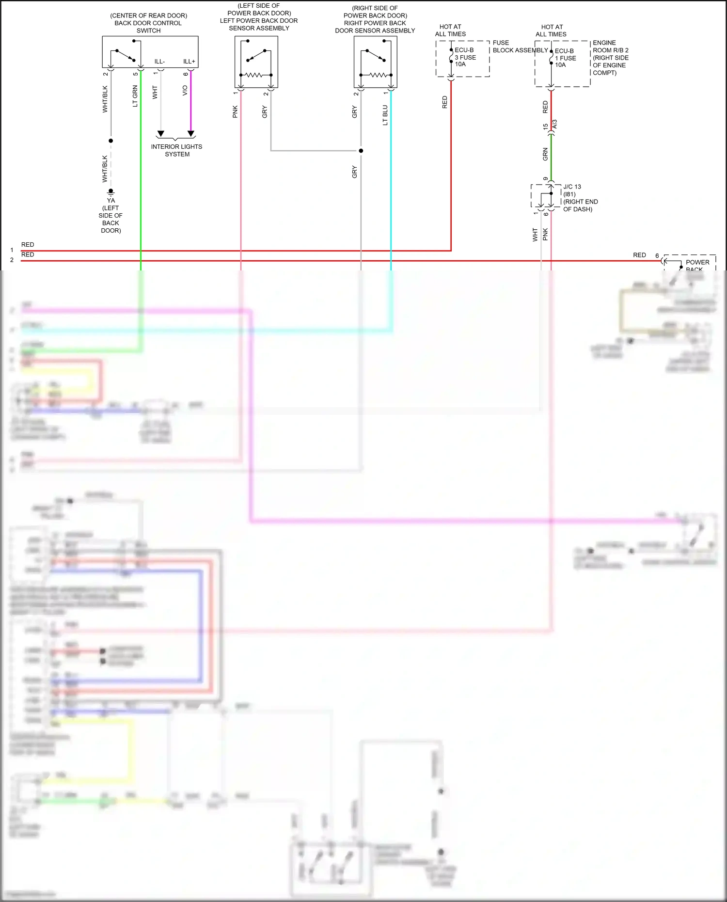 Lexus NX Z10 facelift (2017-2021) blk wiring diagram  (174 of 231)