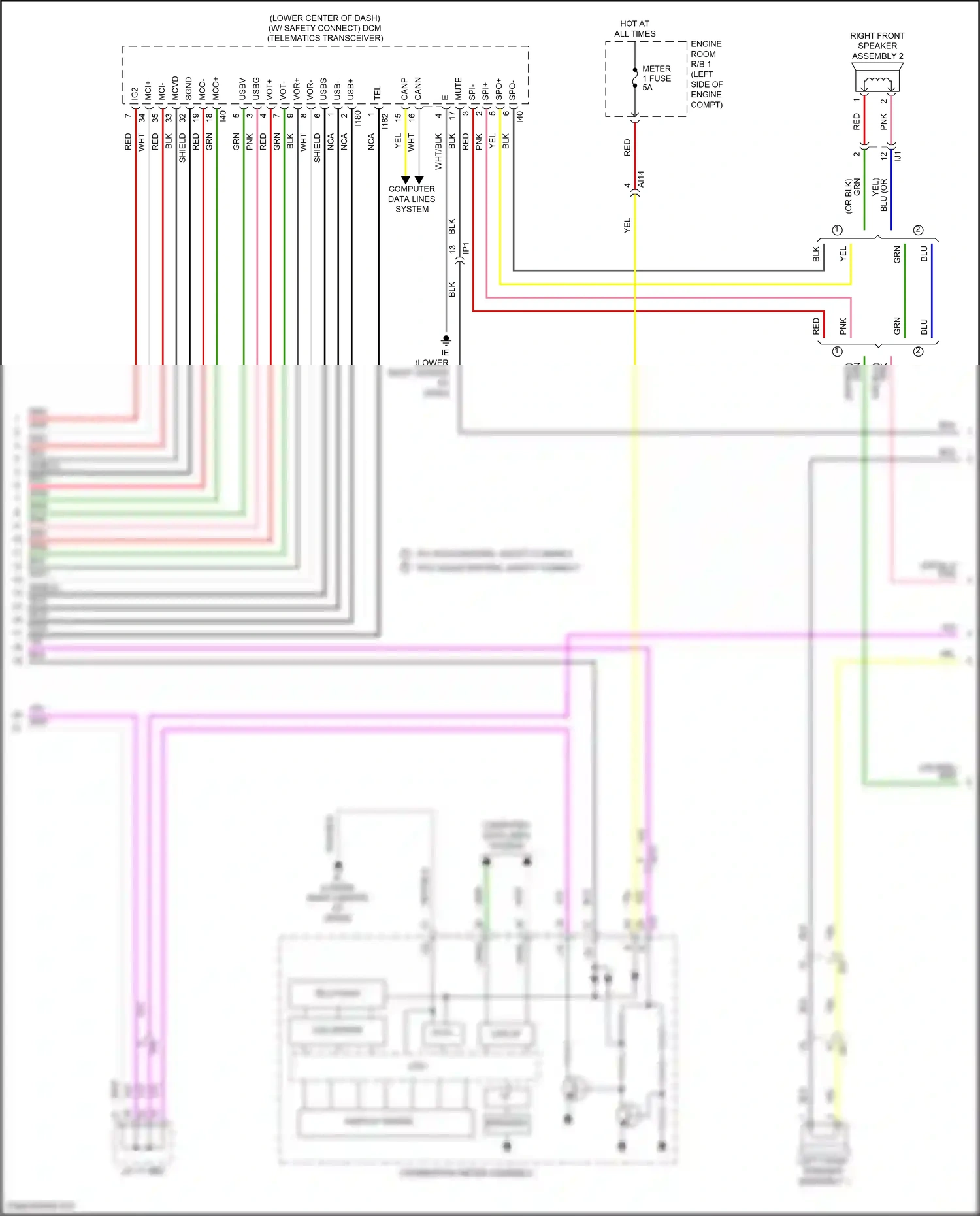 Lexus NX Z10 facelift (2017-2021) blk wiring diagram  (189 of 231)