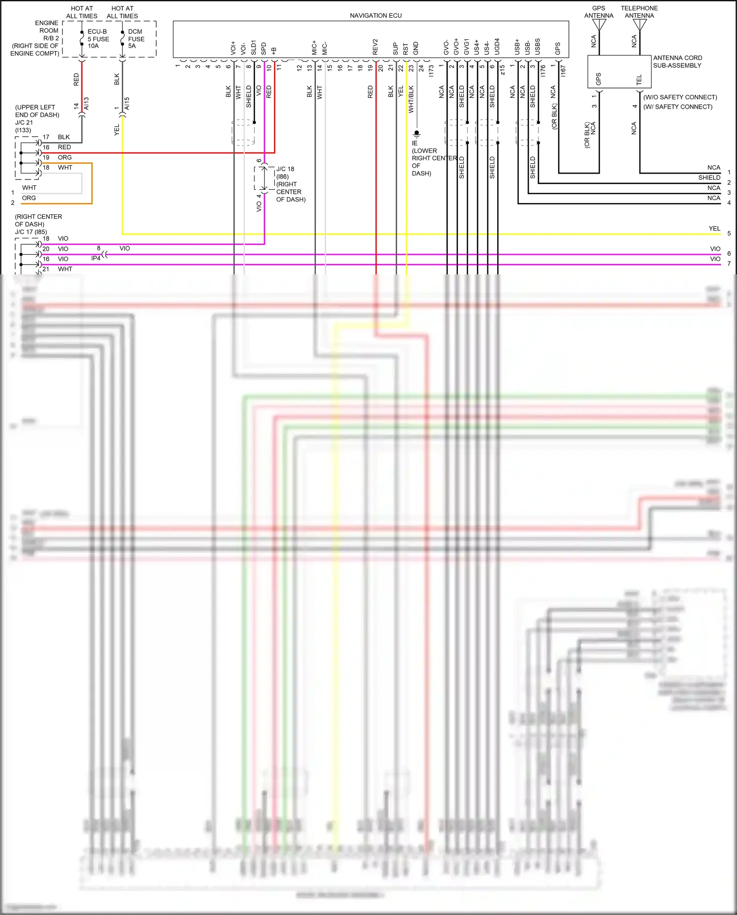 Lexus NX Z10 facelift (2017-2021) blk wiring diagram  (214 of 231)