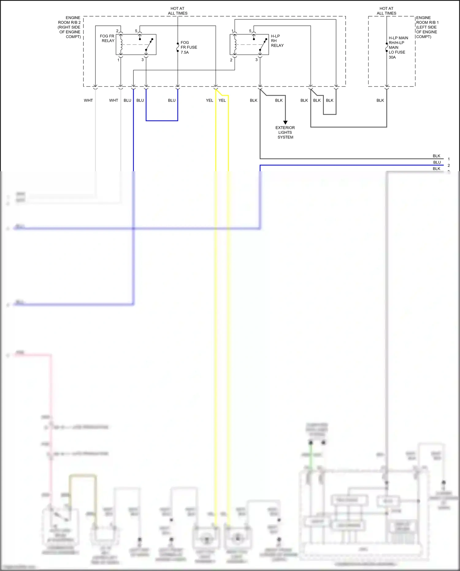Lexus NX Z10 facelift (2017-2021) blk wiring diagram  (112 of 231)