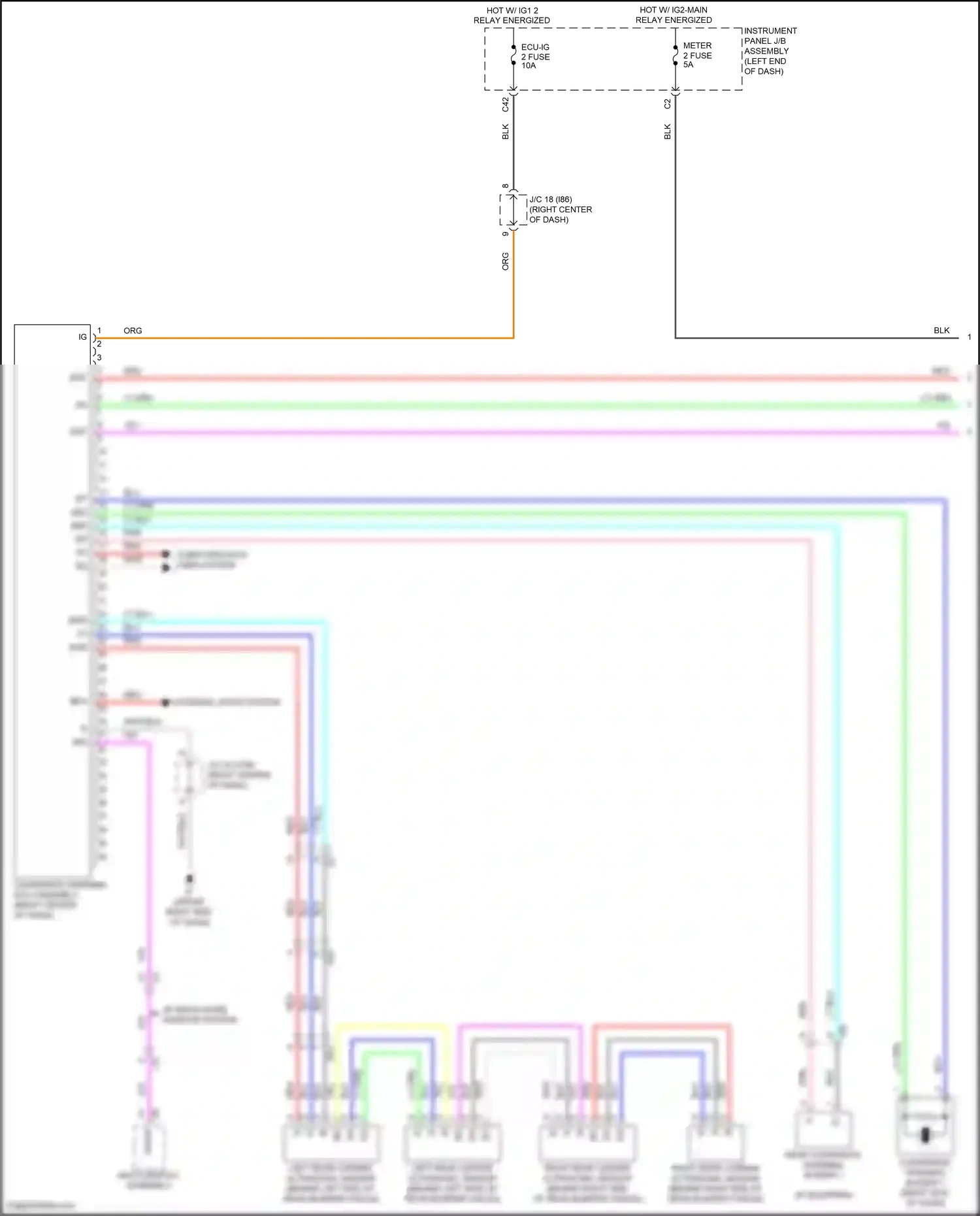 Lexus NX Z10 facelift (2017-2021) blk wiring diagram  (38 of 231)