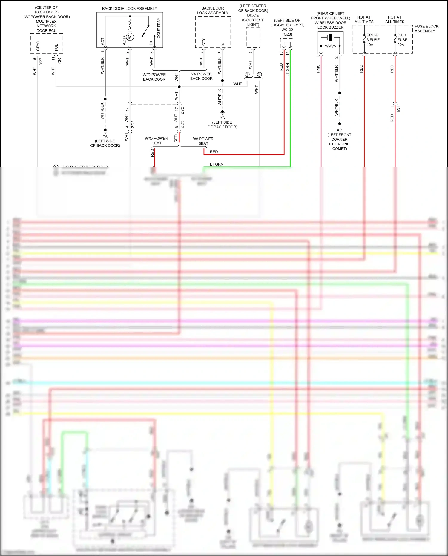 Lexus NX Z10 facelift (2017-2021) blk wiring diagram  (101 of 231)