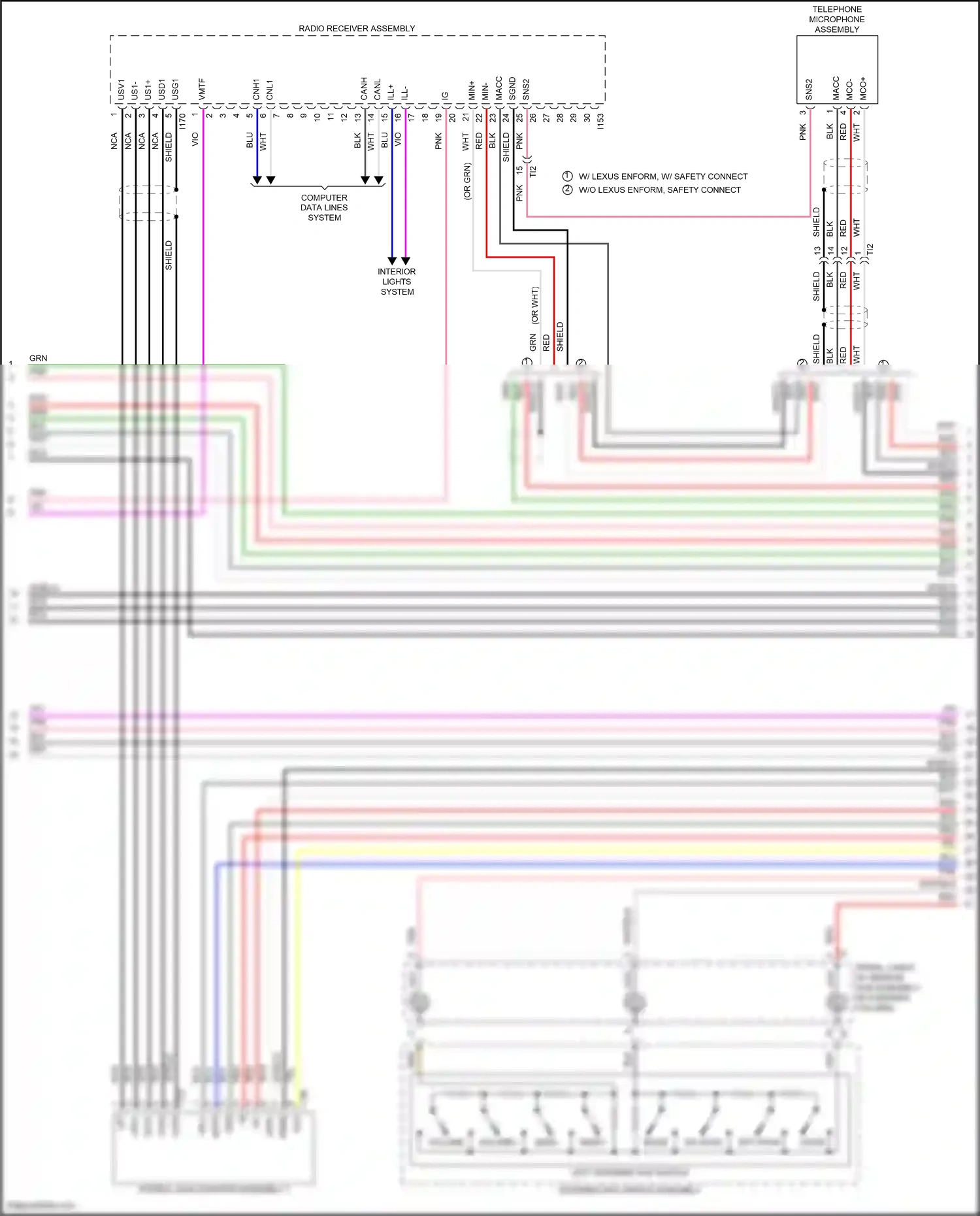 Lexus NX Z10 facelift (2017-2021) blk wiring diagram  (231 of 231)