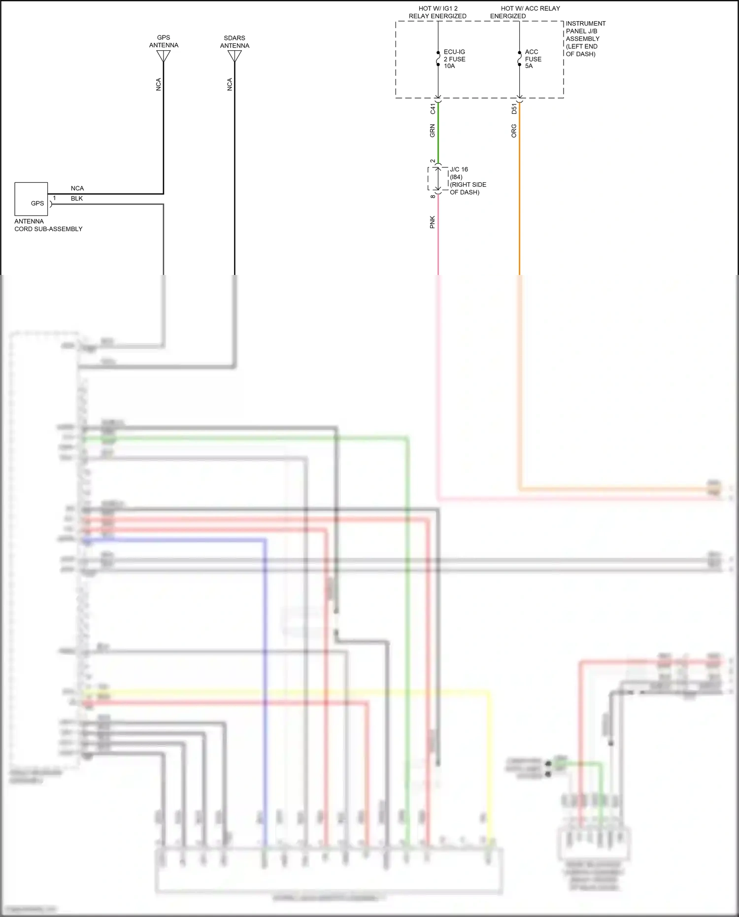 Lexus NX Z10 facelift (2017-2021) blk wiring diagram  (151 of 231)