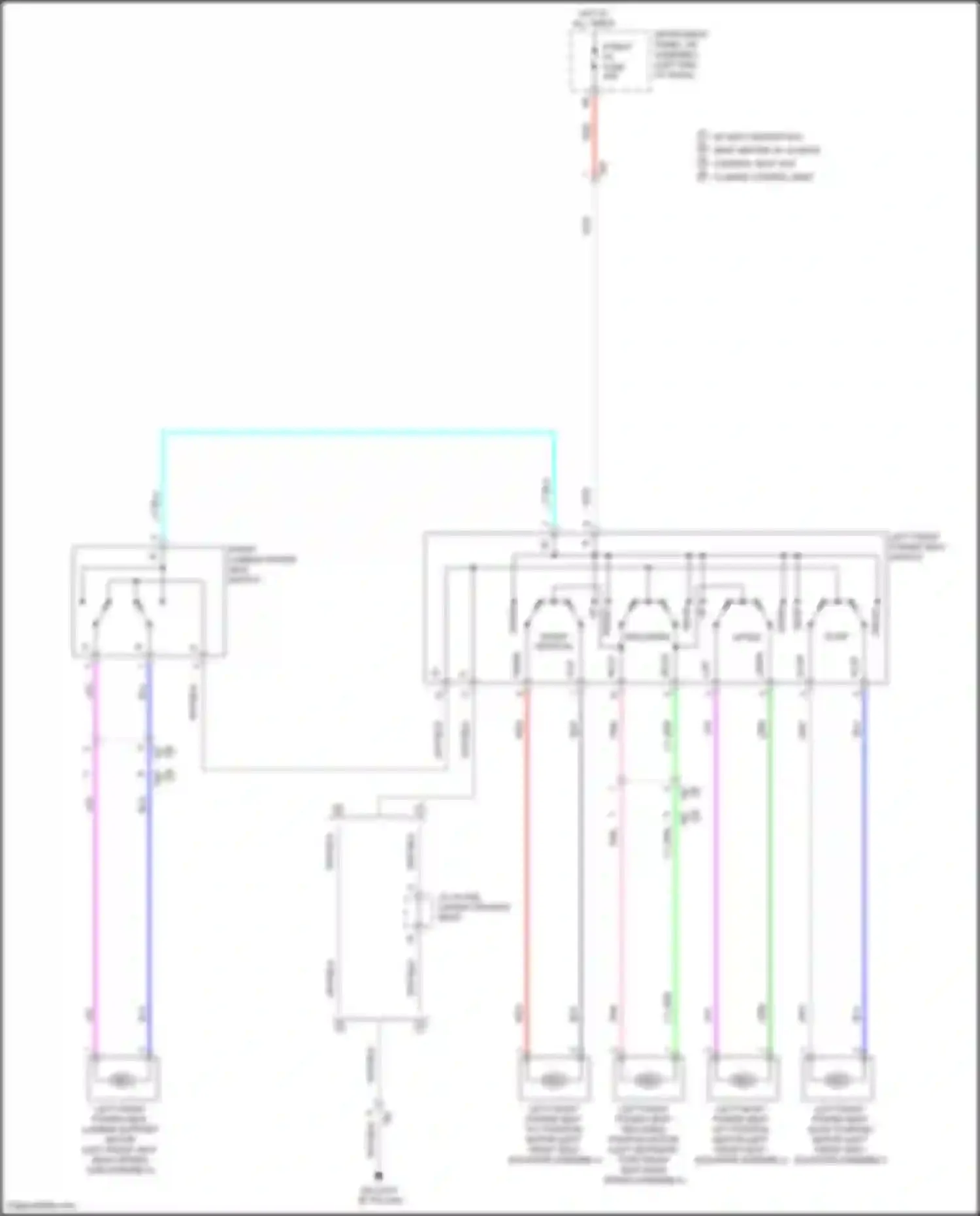 Wiring diagram blu for Lexus NX Z10 facelift (2017-2021) (71 of 210)