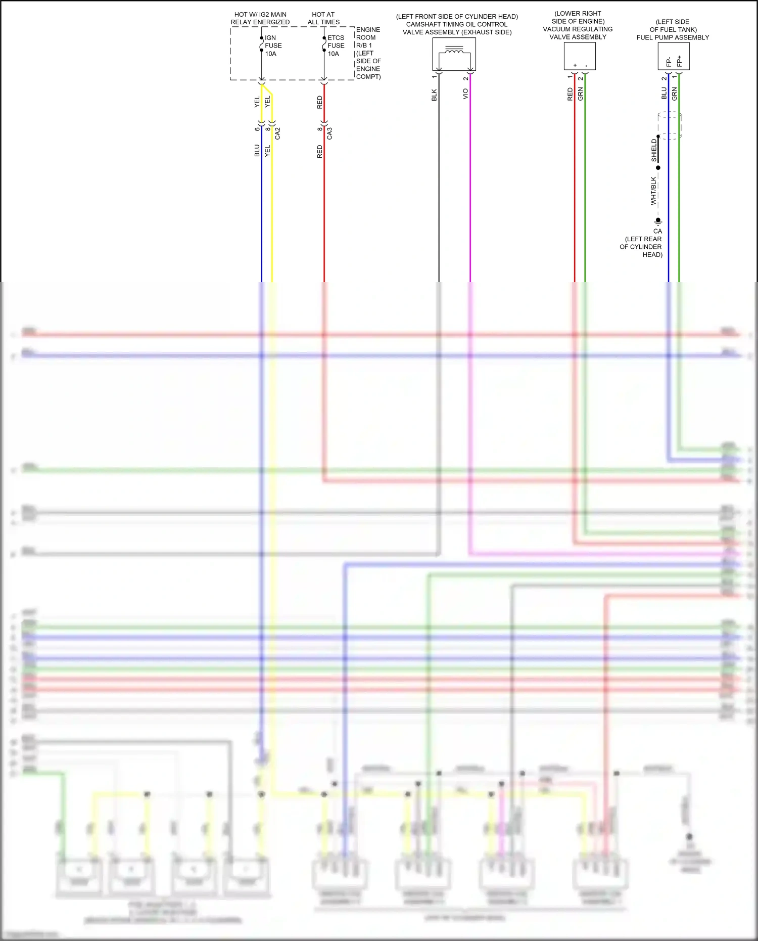 Lexus NX Z10 facelift (2017-2021) blu wiring diagram  (208 of 210)