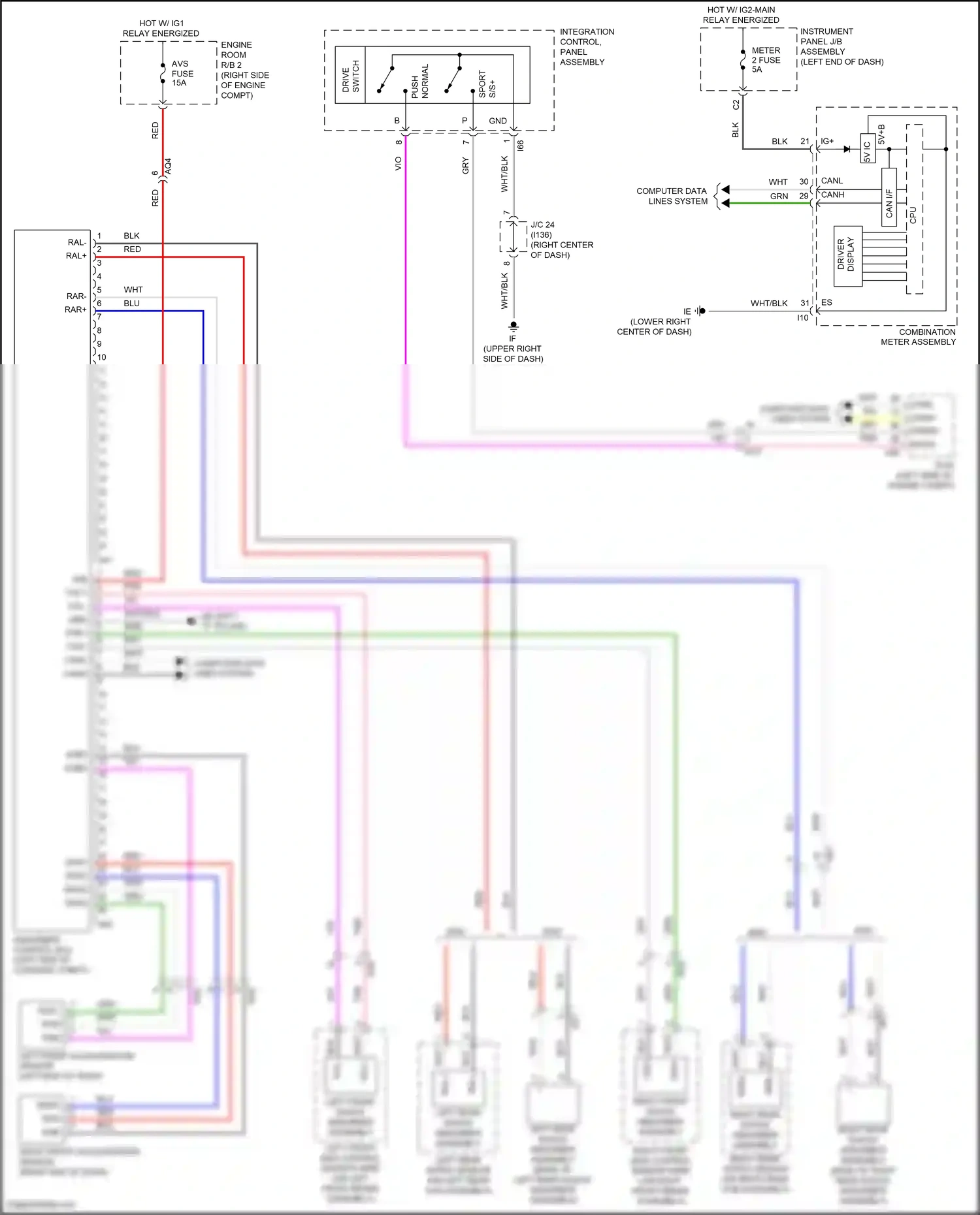 Lexus NX Z10 facelift (2017-2021) blu wiring diagram  (142 of 210)