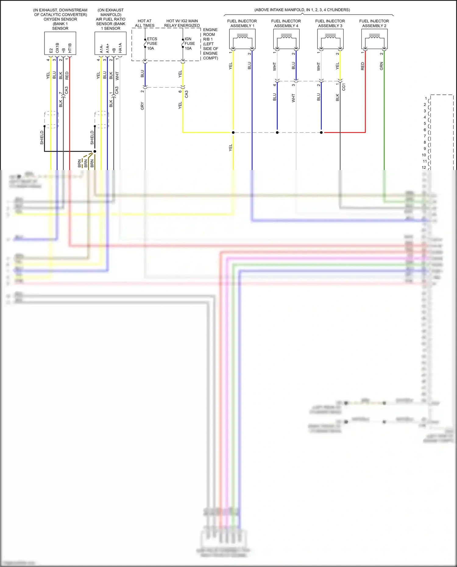 Lexus NX Z10 facelift (2017-2021) +bm wiring diagram  (2 of 2)