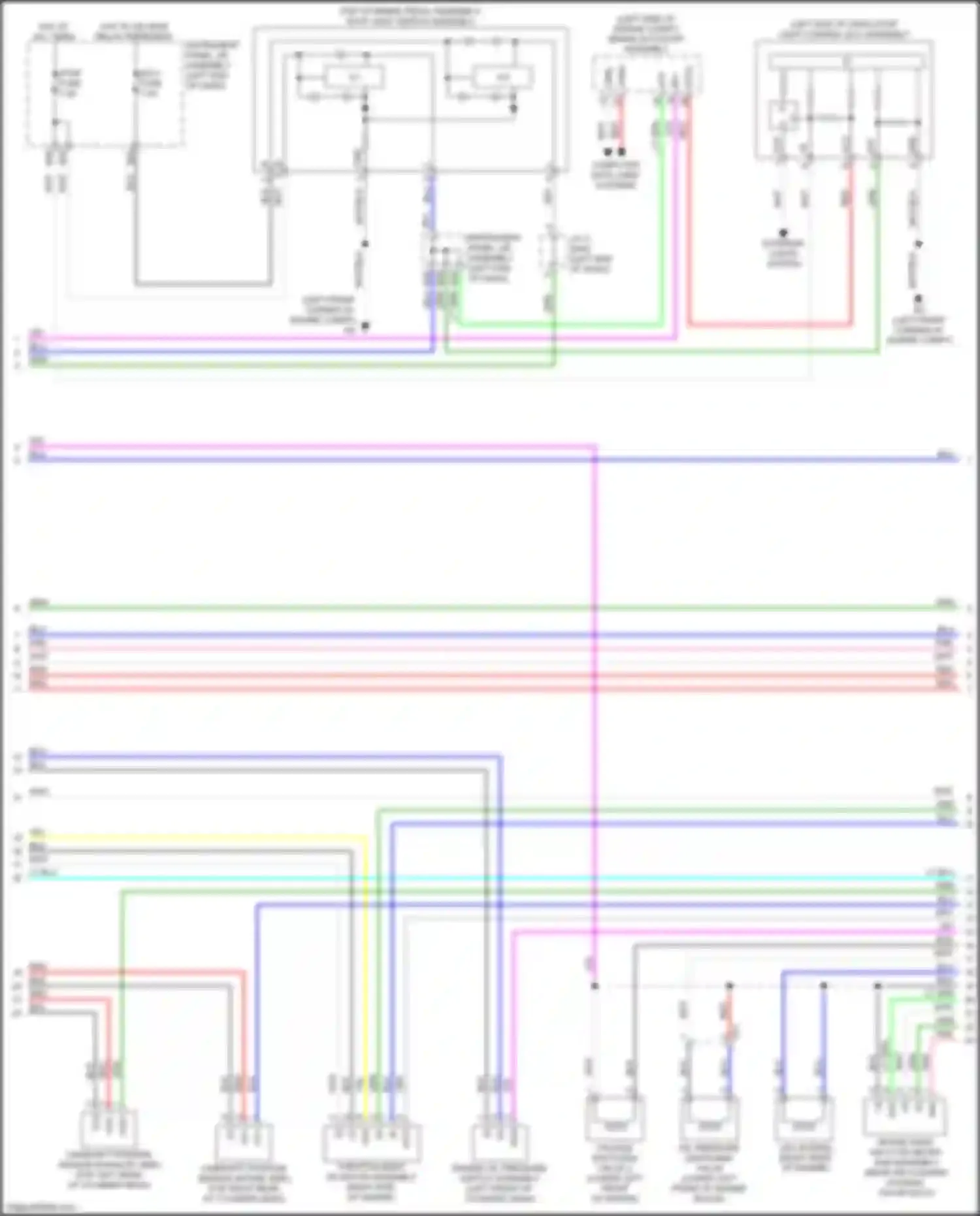Wiring diagram brake actuator assembly for Lexus NX Z10 facelift (2017-2021) (7 of 7)