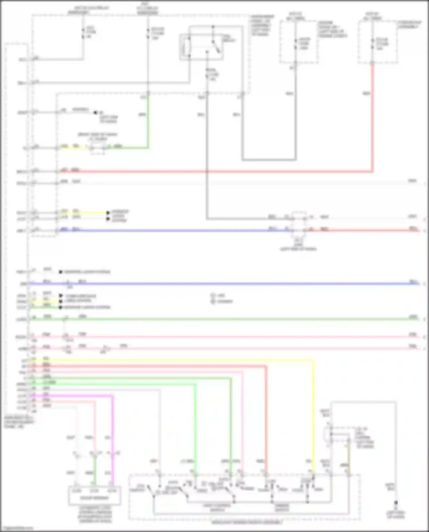 Wiring diagram brn for Lexus NX Z10 facelift (2017-2021) (53 of 74)