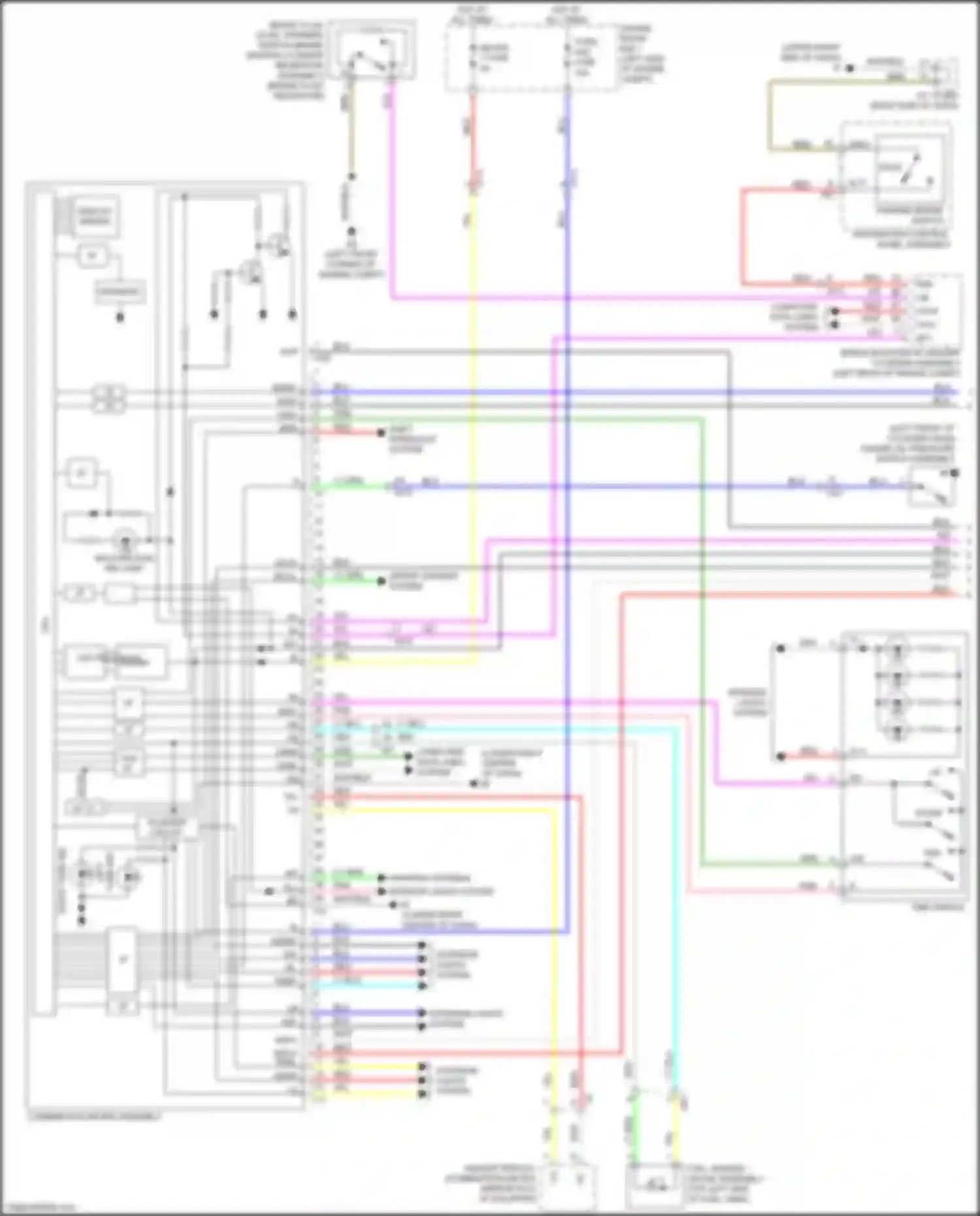 Wiring diagram brn for Lexus NX Z10 facelift (2017-2021) (12 of 74)
