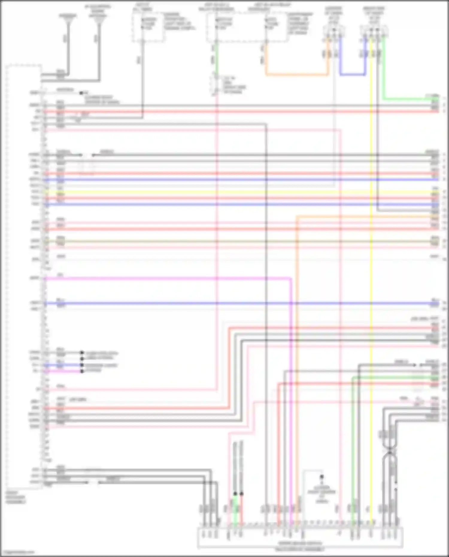 Wiring diagram ca+ for Lexus NX Z10 facelift (2017-2021) (2 of 8)