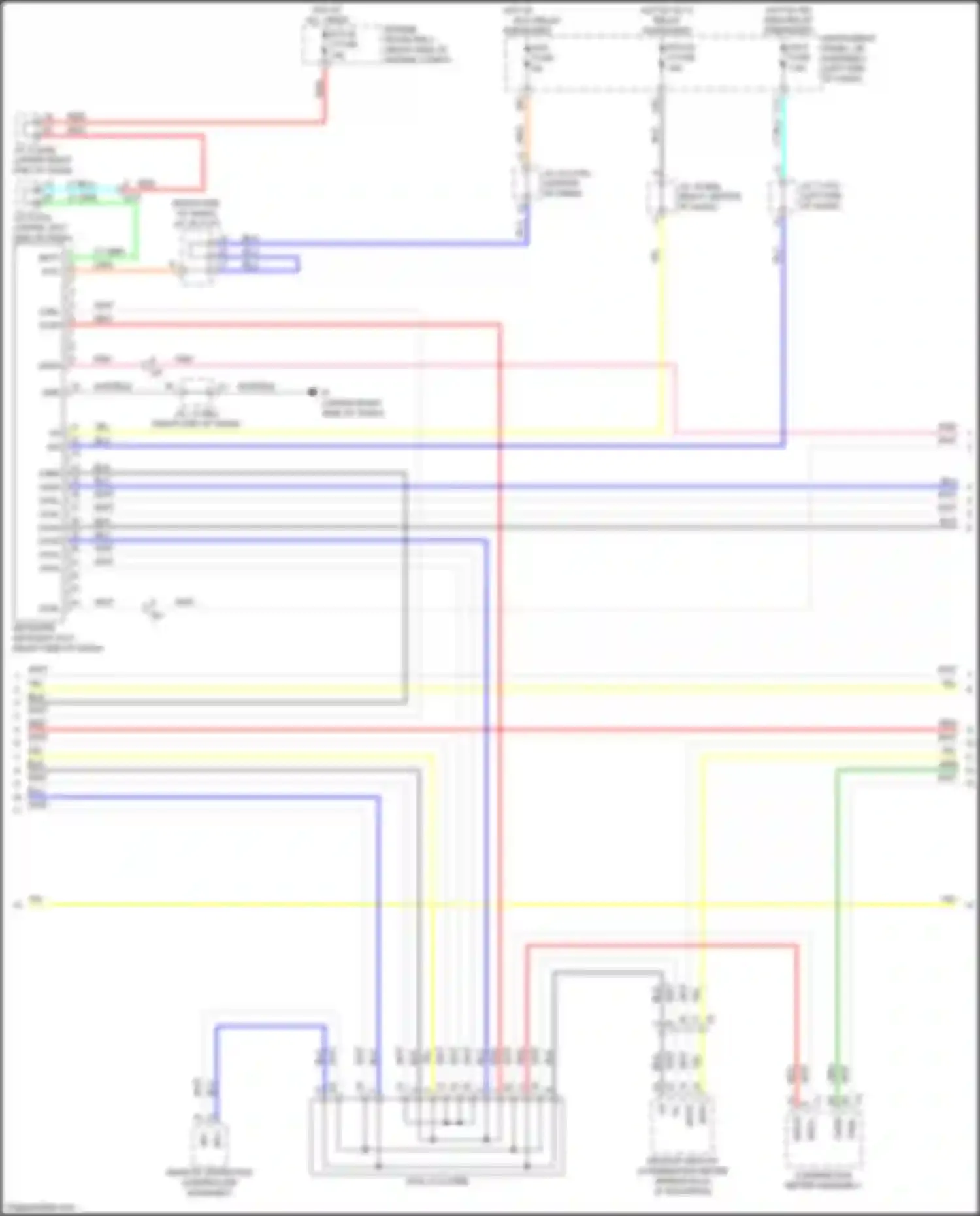 Wiring diagram combination meter assembly for Lexus NX Z10 facelift (2017-2021) (32 of 52)
