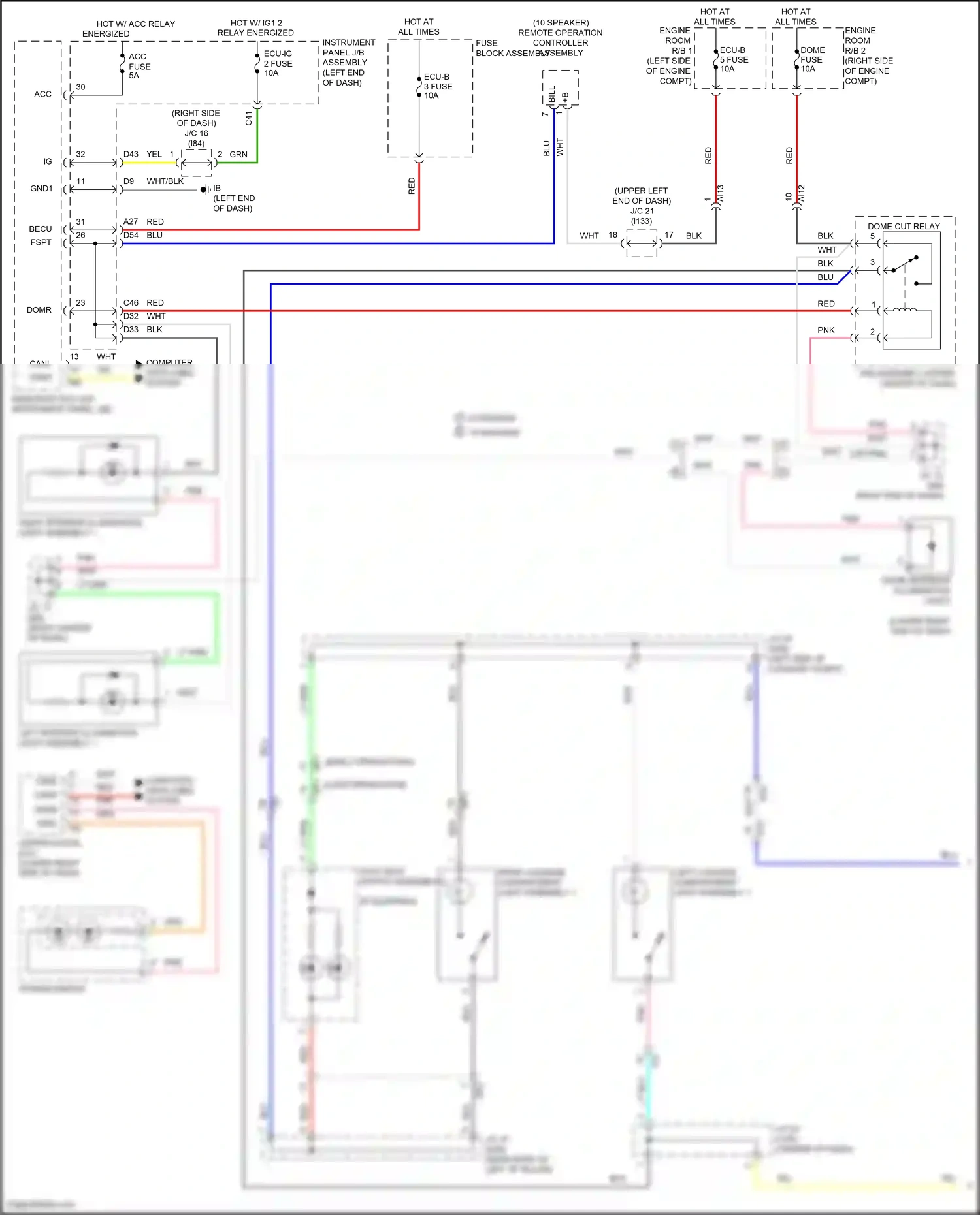 Lexus NX Z10 facelift (2017-2021) computer data lines system wiring diagram  (82 of 142)